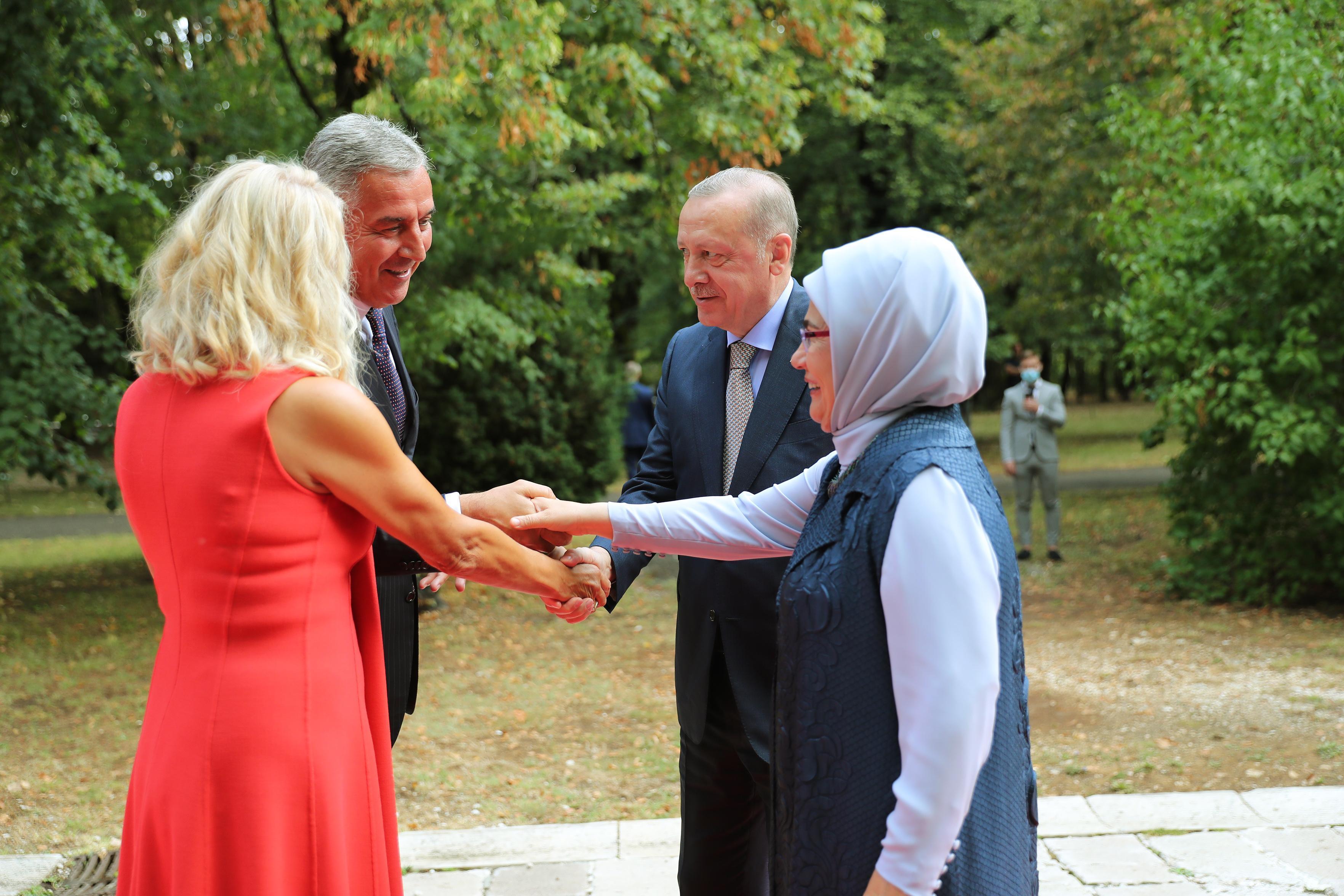 Cumhurbaşkanı Erdoğan’a resmi karşılama töreni