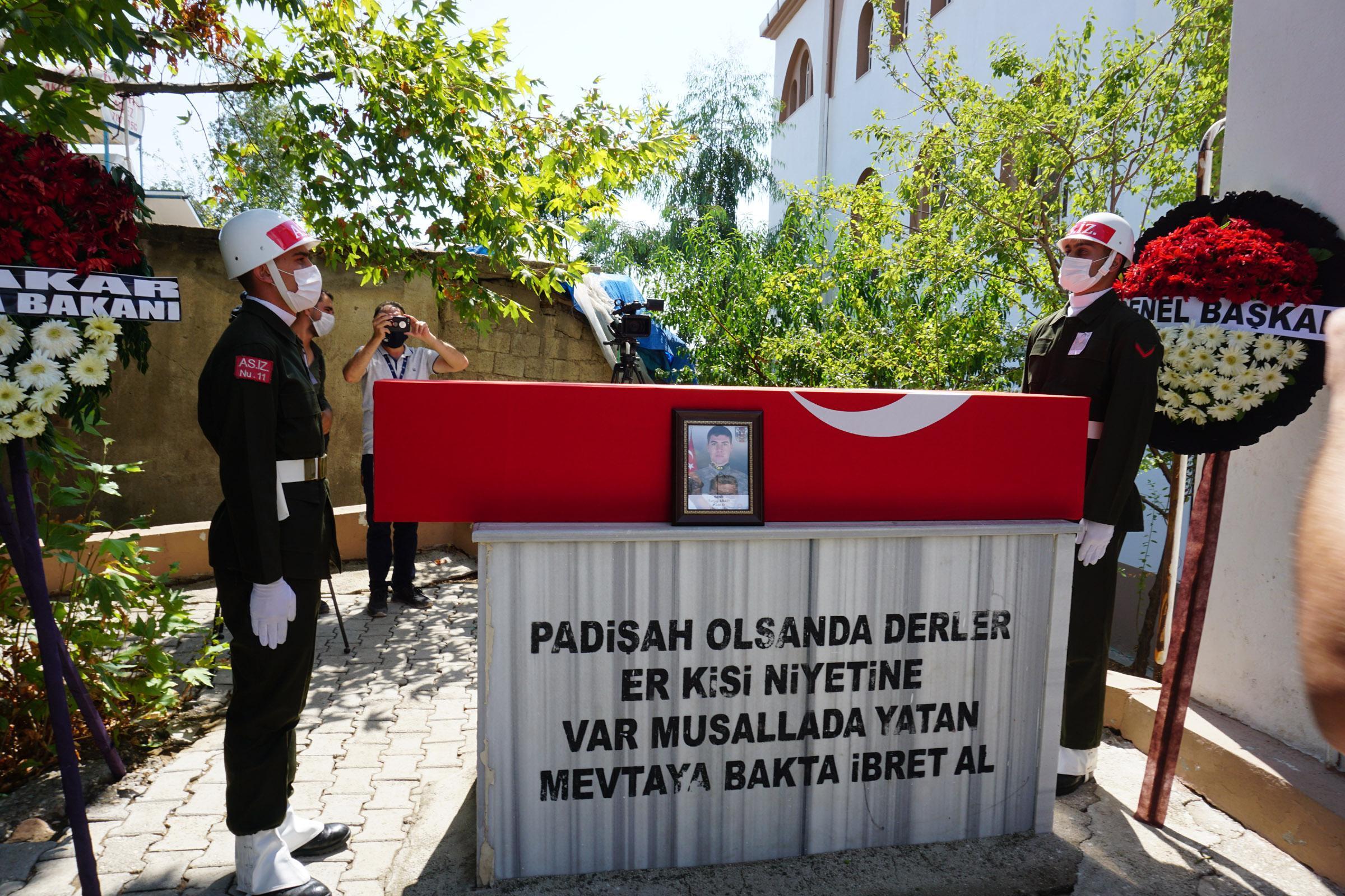İdlib şehidi Abacı, son yolculuğuna uğurlandı