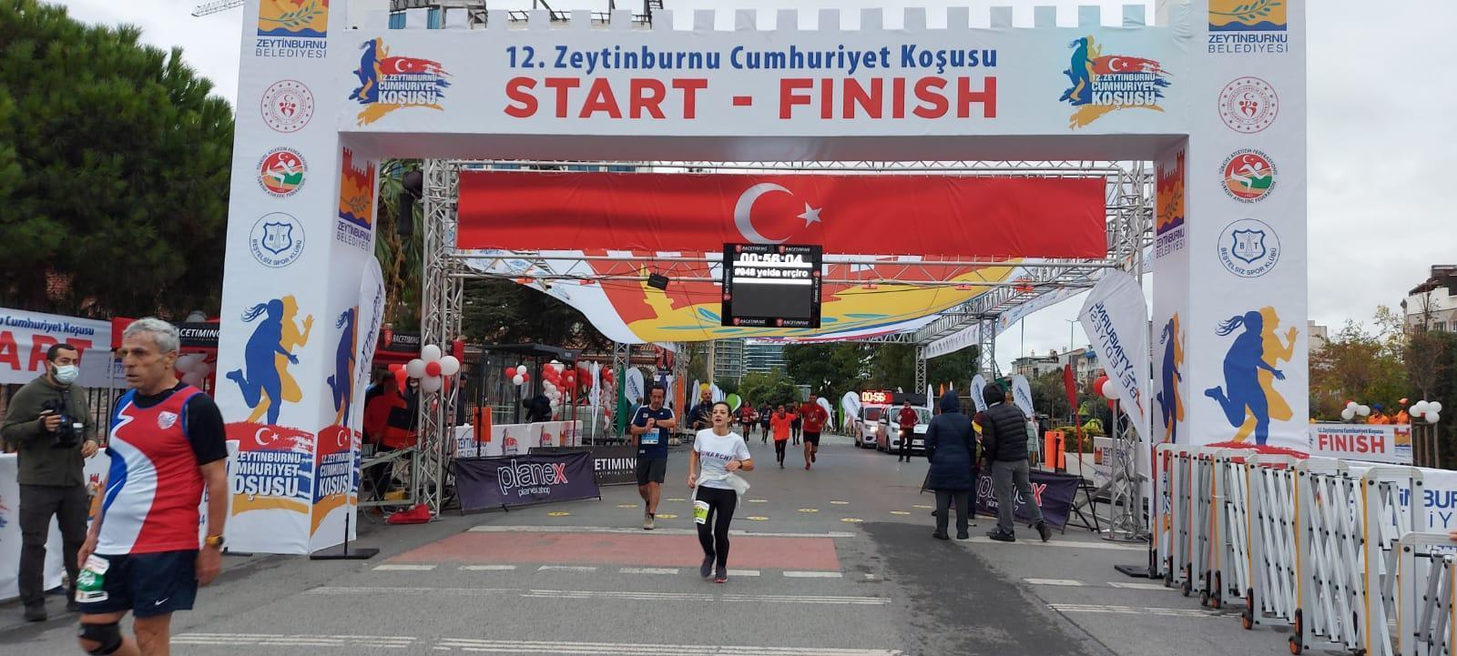 12nci Uluslararası Zeytinburnu Cumhuriyet Koşusu gerçekleşti