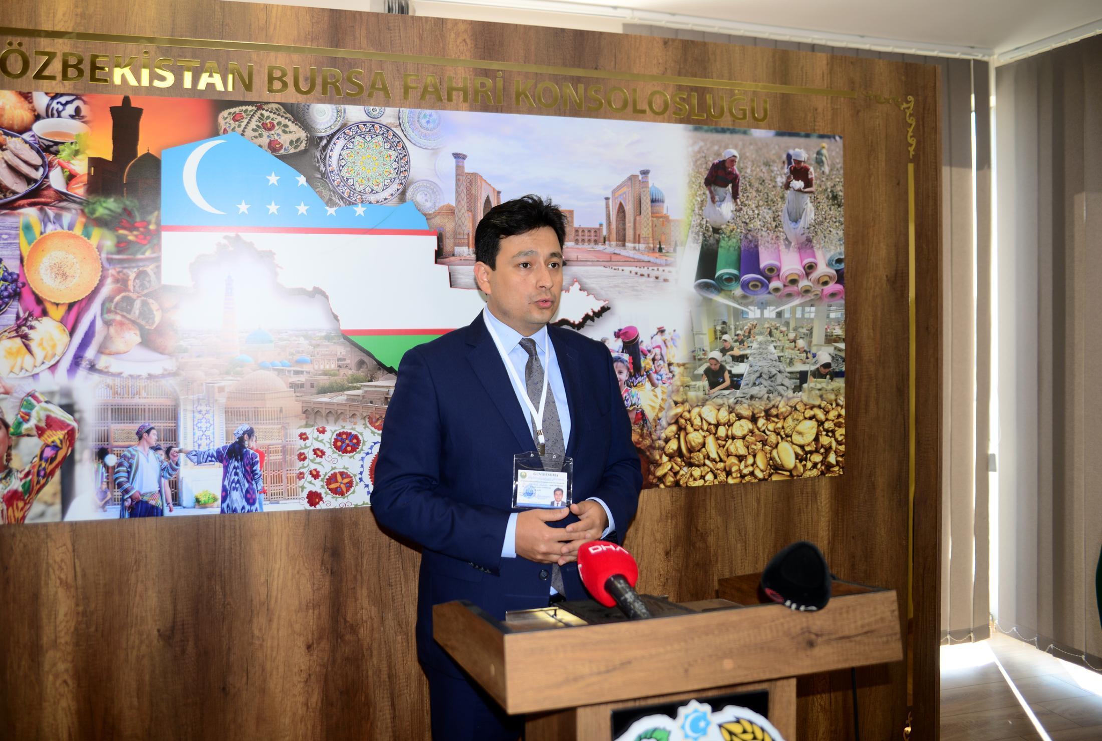 Özbekistan Cumhurbaşkanlığı seçimi için Bursada sandık kuruldu