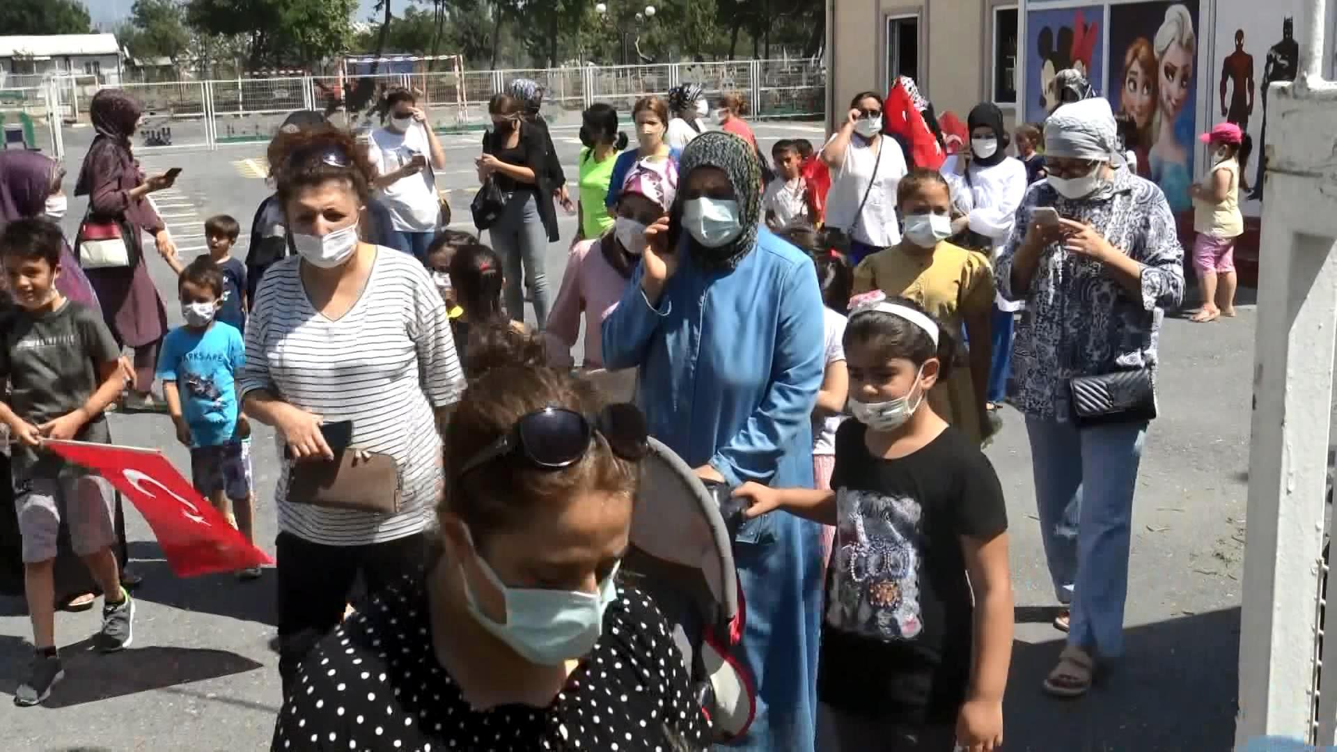 Avcılarda velilerin okul eylemi