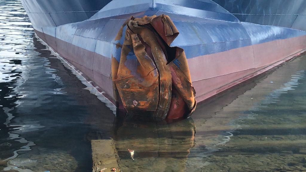 İstanbul Boğazında 2 kuruyük gemisi çarpıştı