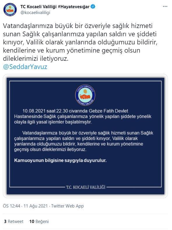 Alkollü olarak acil servise geldi, sağlık çalışanlarının üzerine yürüyüp masayı dağıttı