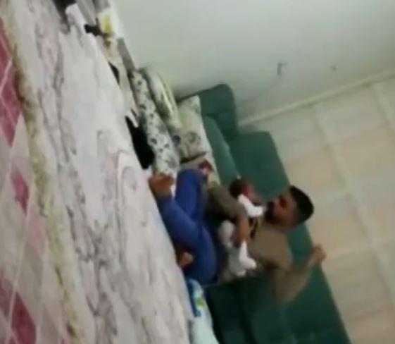 Ağlayan 3 aylık bebeğini döven baba tutuklandı
