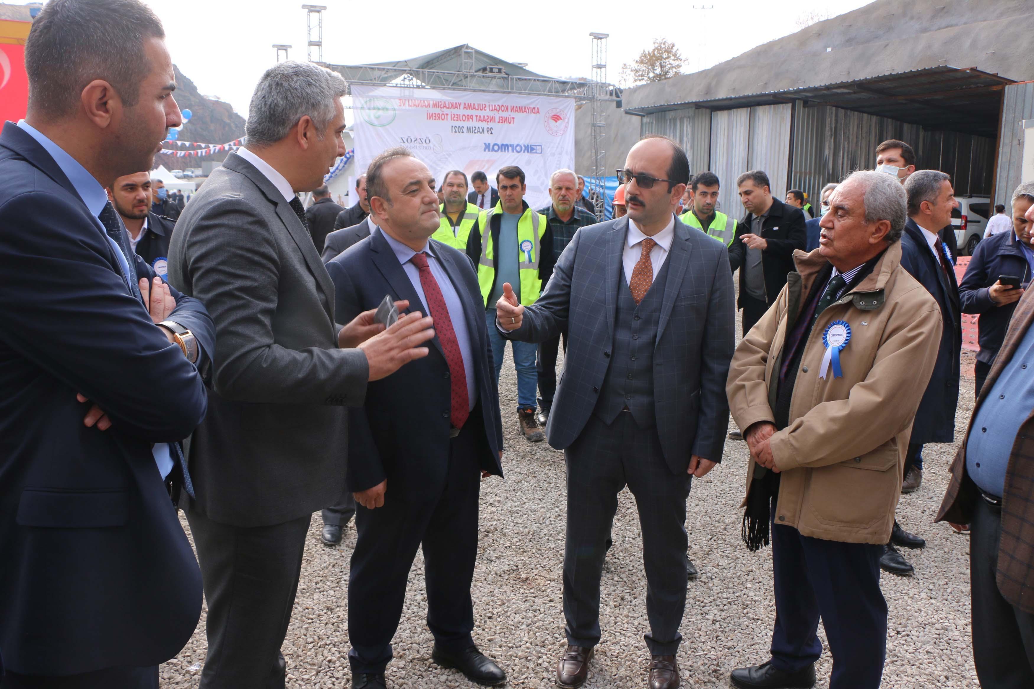 Koçali Sulama Yaklaşım Kanalı ve Tünel İnşaat Projesi’nin temeli atıldı