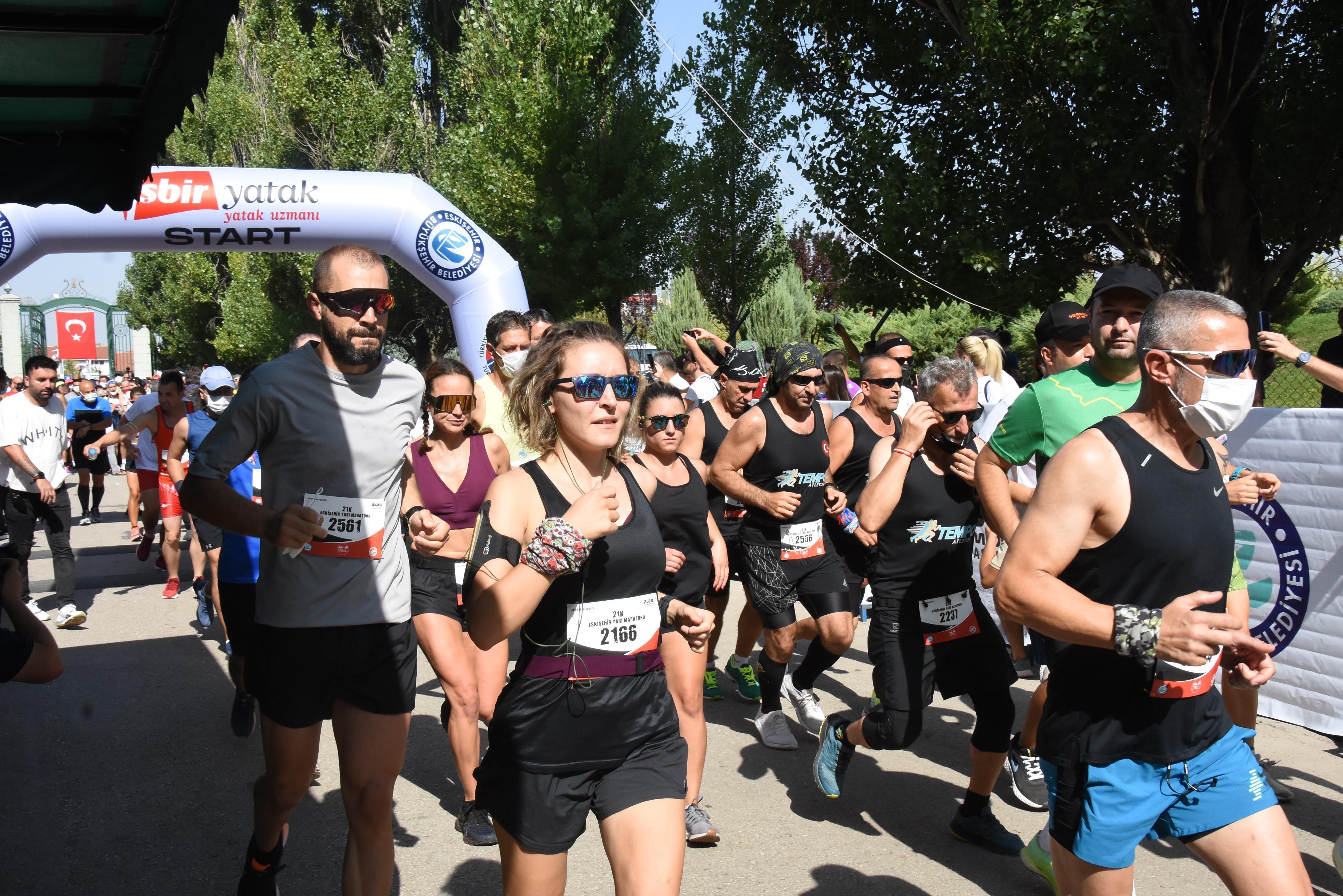 Eskişehirde yarı maraton heyecanı