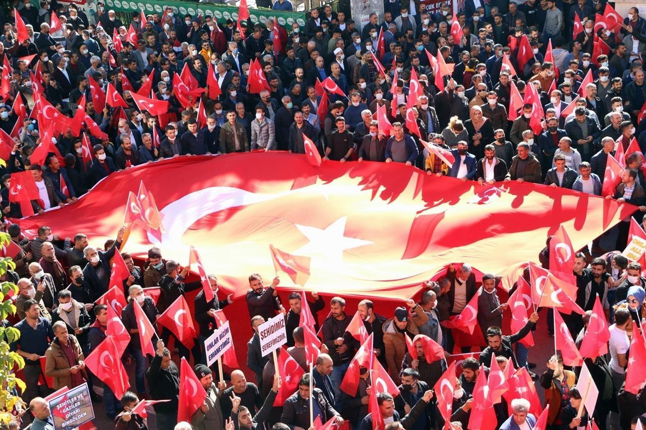 Bingöl’de Şehide Saygı mitingi