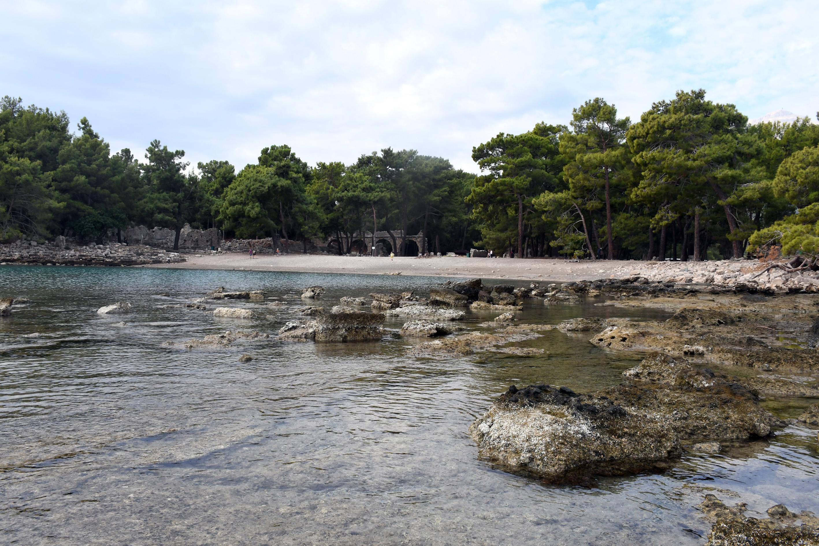 Visitors flock to the Ancient City of Phaselis, as excavations are still ongoing