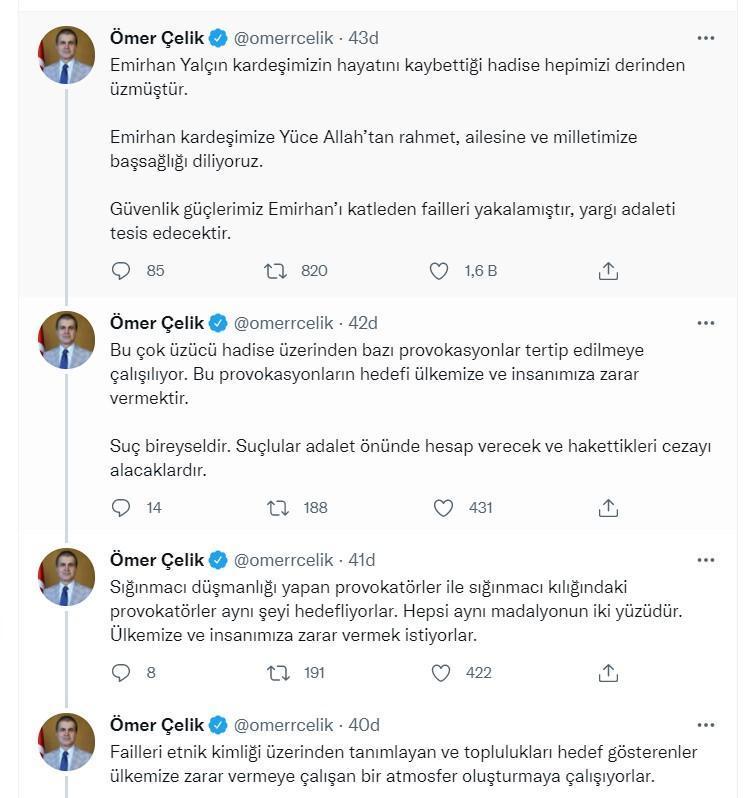 AK Partili Çelik: Provokasyonların hedefi ülkemize ve insanımıza zarar vermektir