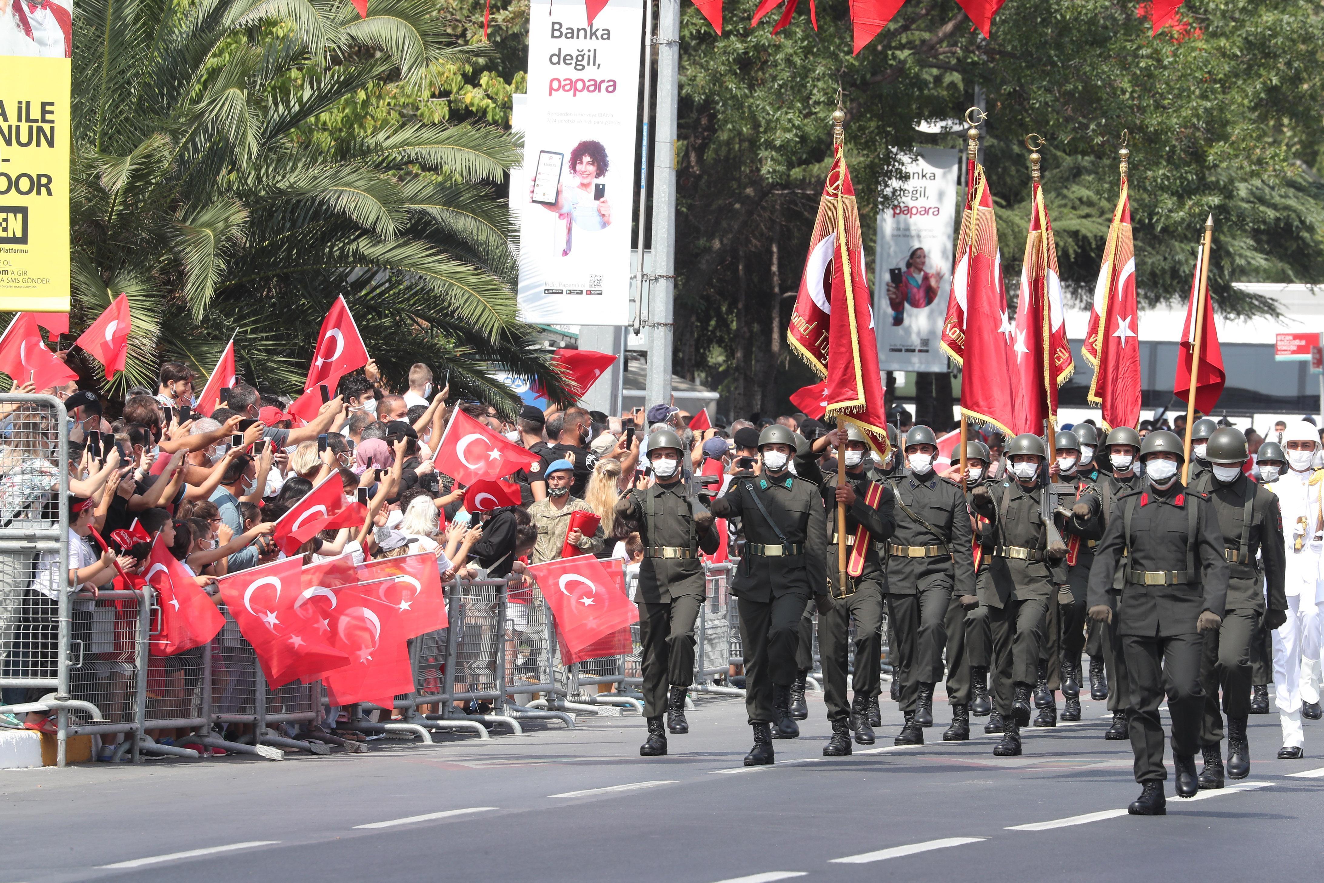 August 30th Victory Day is celebrated in Istanbul