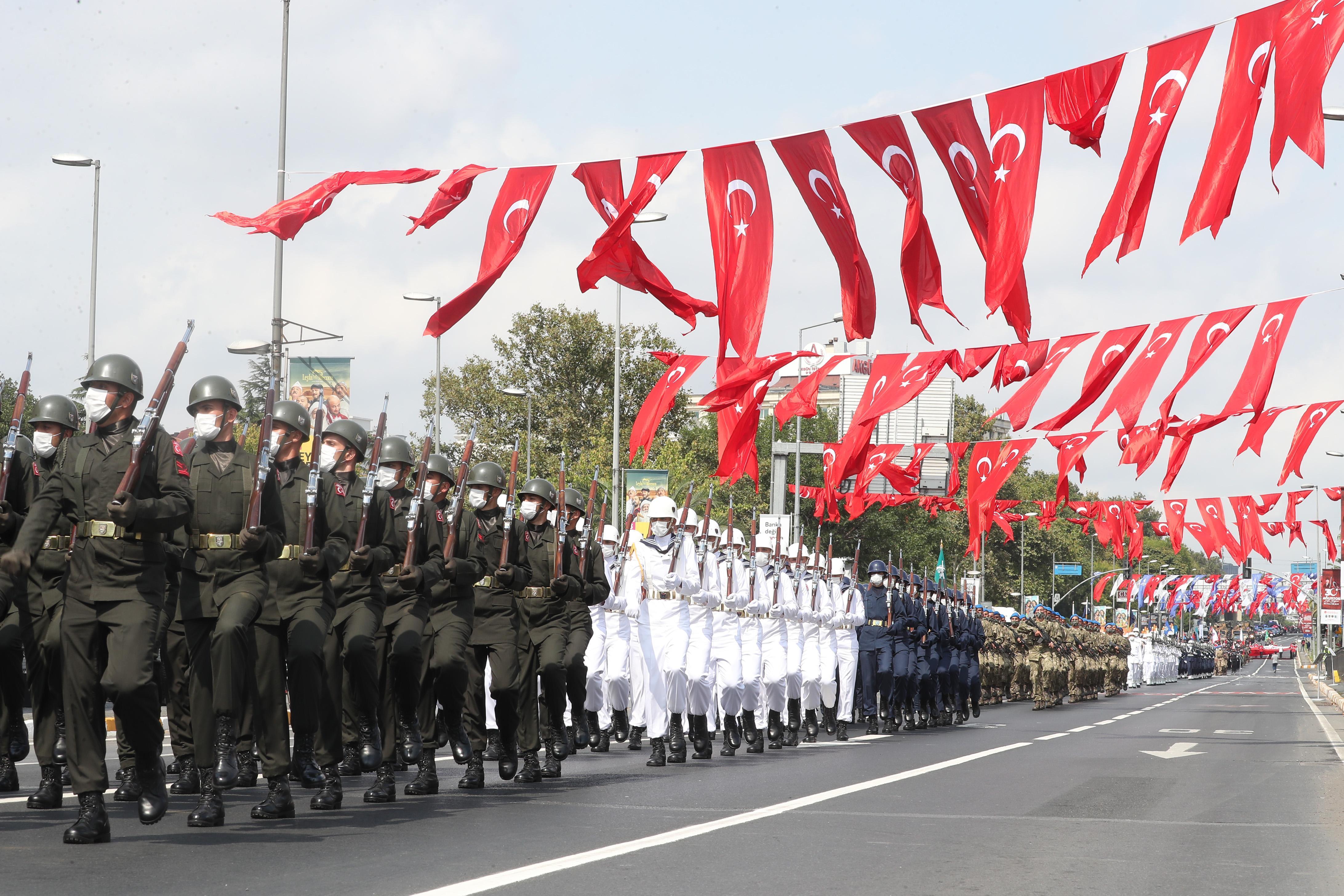 August 30th Victory Day is celebrated in Istanbul