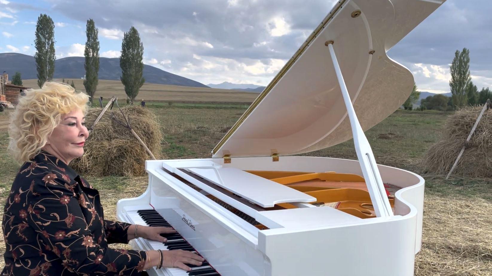 Piano recital by Gulsin Onay in the threshing floor