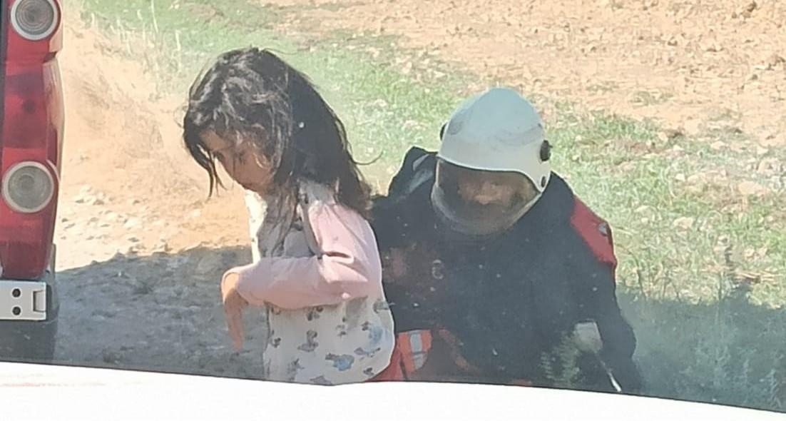 Akçakale’de arılar aileye saldırdı