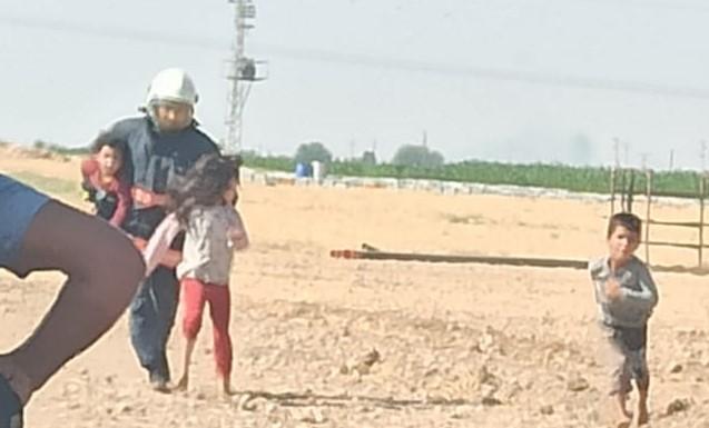 Akçakale’de arılar aileye saldırdı