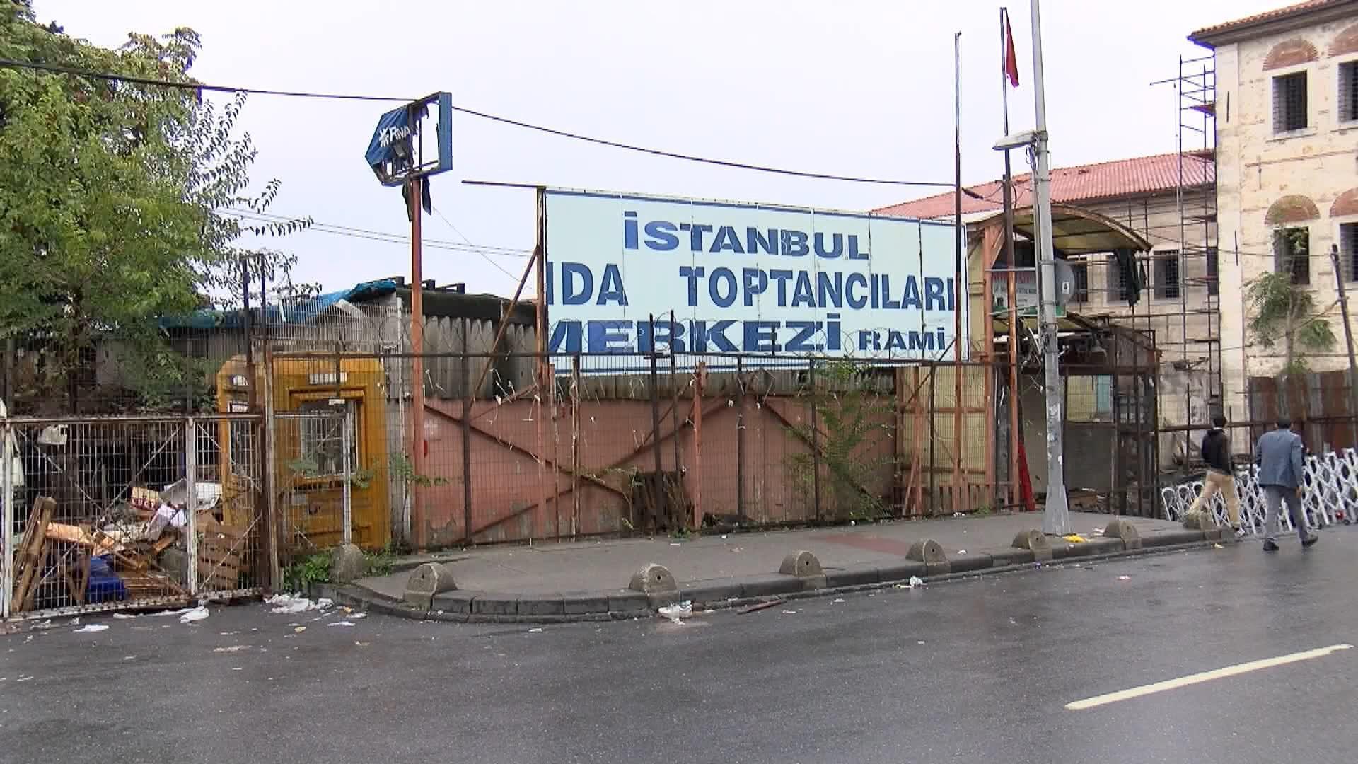 Rami Kuru Gıda Halinde yıkım devam ediyor