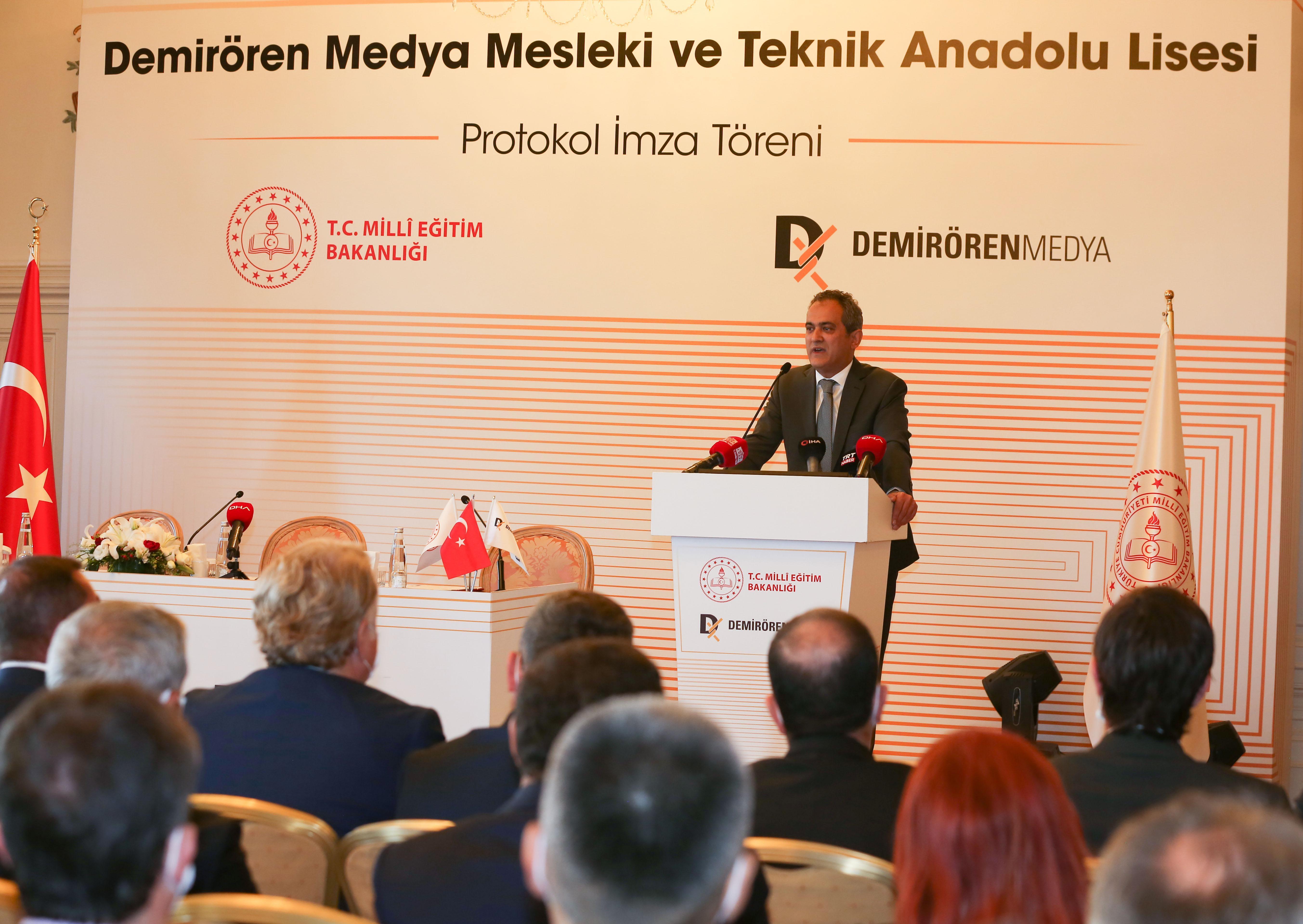 Demirören Medya Mesleki ve Teknik Anadolu Lisesi açılıyor