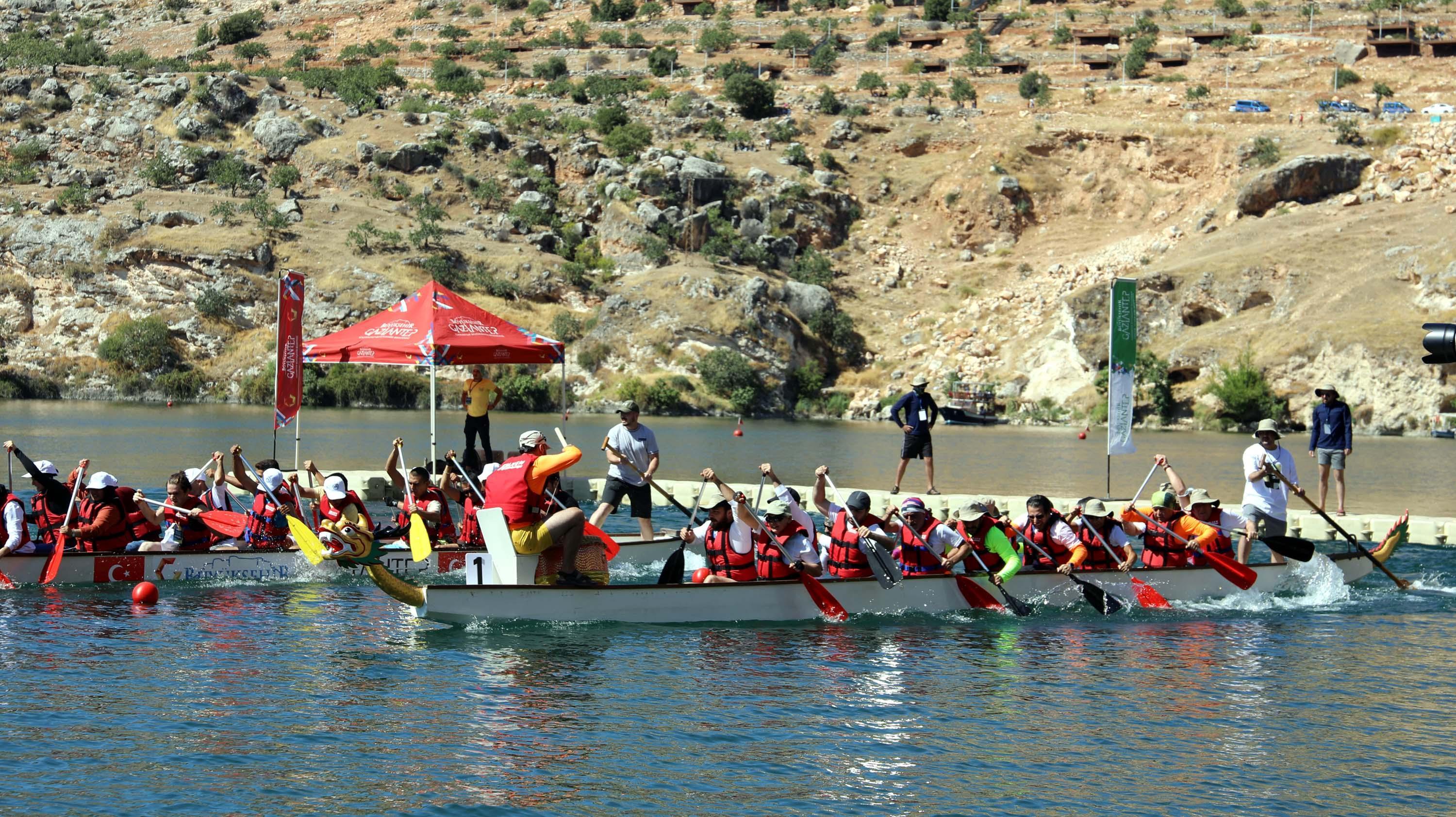 Gaziantepte 4üncü Uluslararası Rumkale Su Sporları Festivali başladı