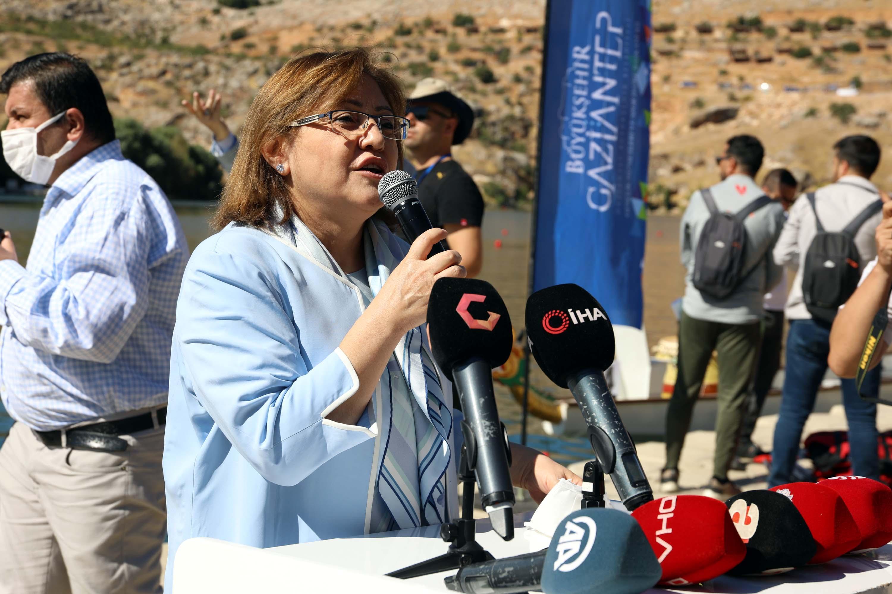 Gaziantepte 4üncü Uluslararası Rumkale Su Sporları Festivali başladı