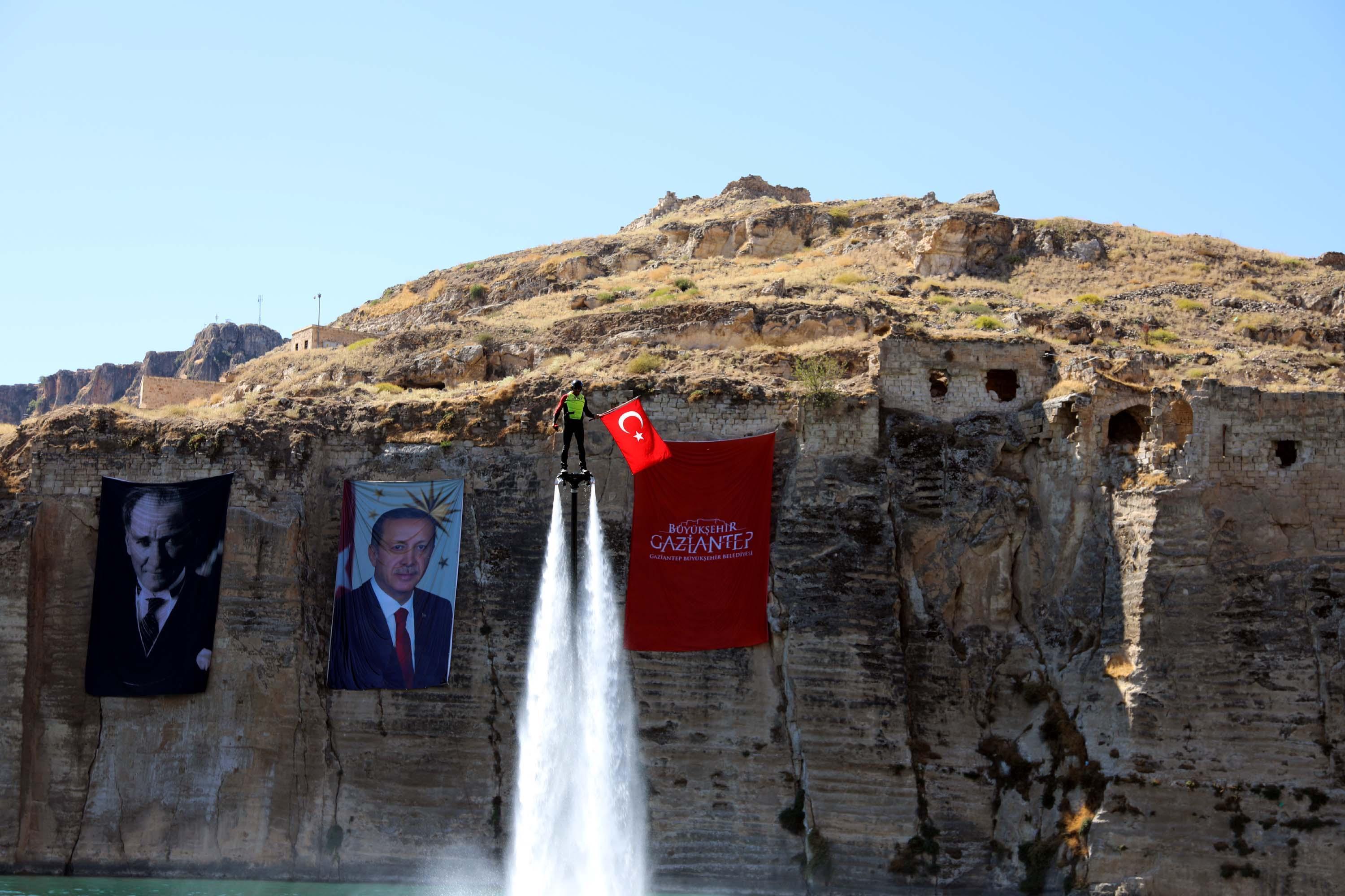 Gaziantepte 4üncü Uluslararası Rumkale Su Sporları Festivali başladı