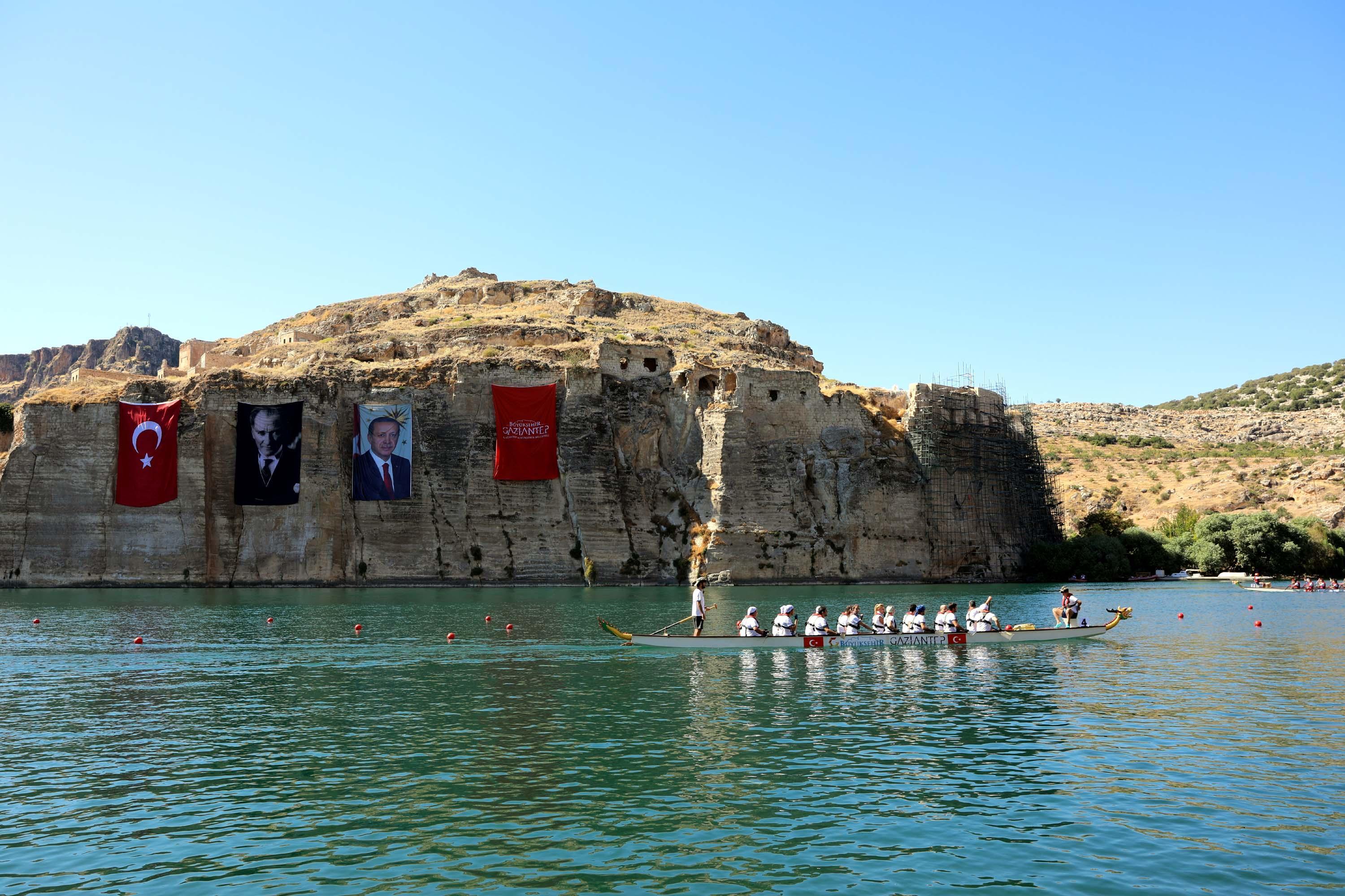 Gaziantepte 4üncü Uluslararası Rumkale Su Sporları Festivali başladı