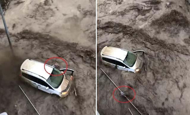 Sel sırasında Ezine Çayı Bozkurt’u böyle yuttu