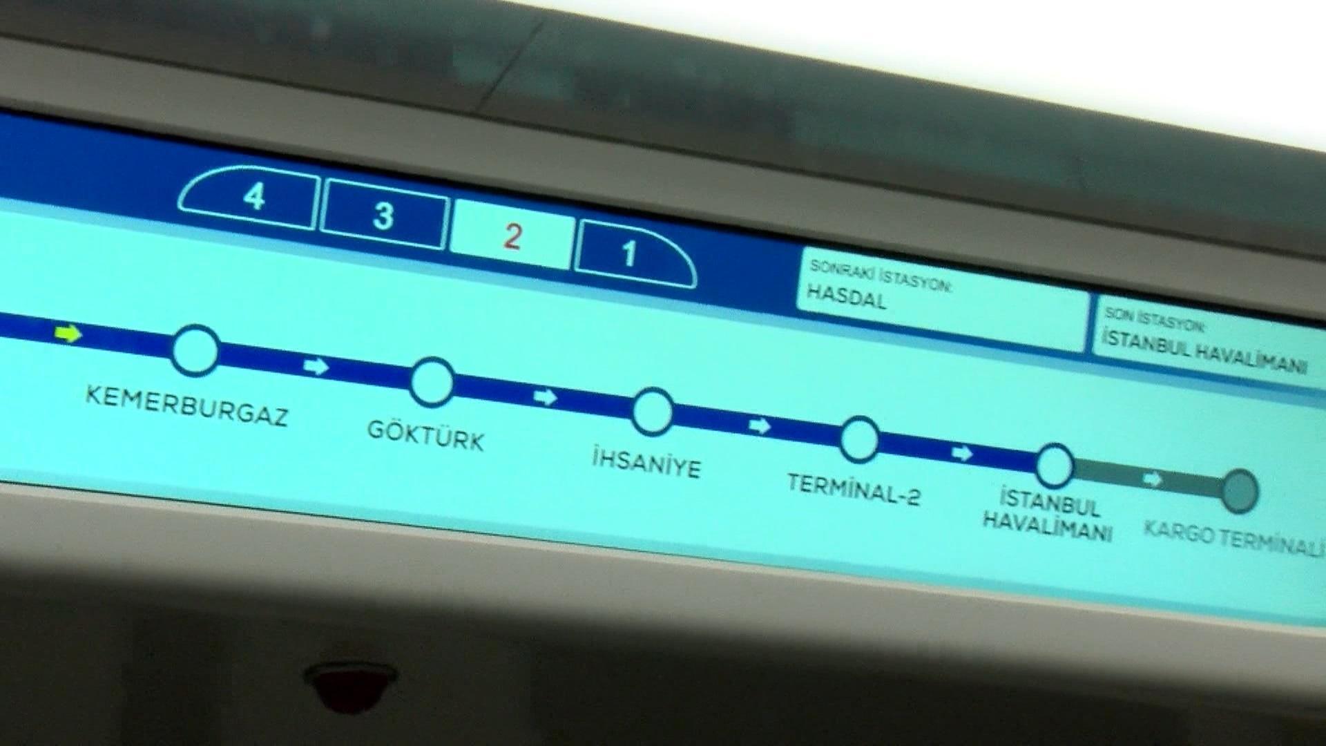 İstanbul Havalimanı-Gayrettepe Metro Hattında ilk test sürüşünü Bakan Karaismailoğlu yaptı