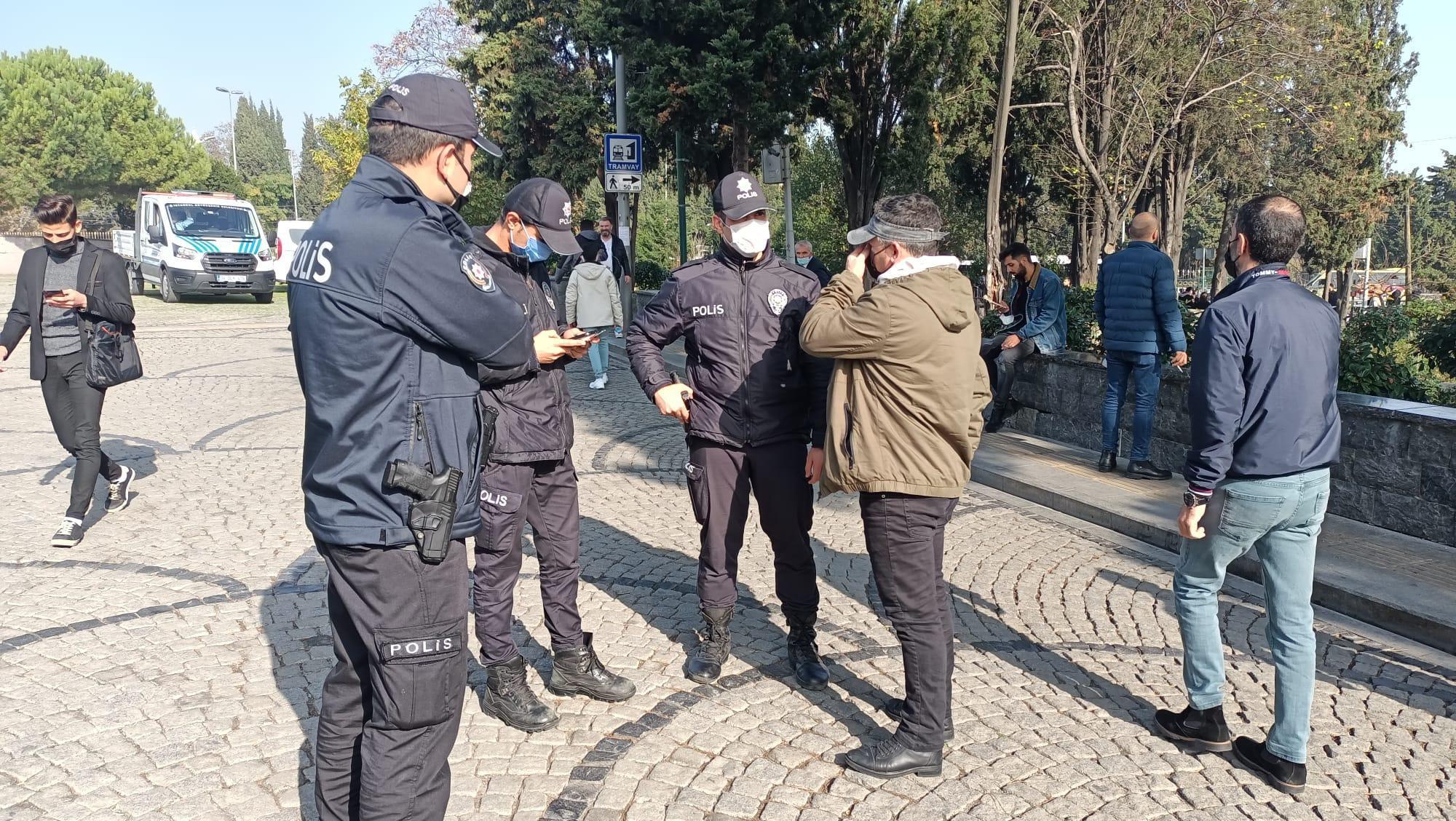 Tepki çeken görüntüler sonrası Edirnekapı Şehitliğinde polis denetimi