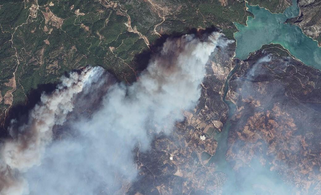 İTÜ orman yangınlarının bıraktığı hasarı uydudan tespit etti