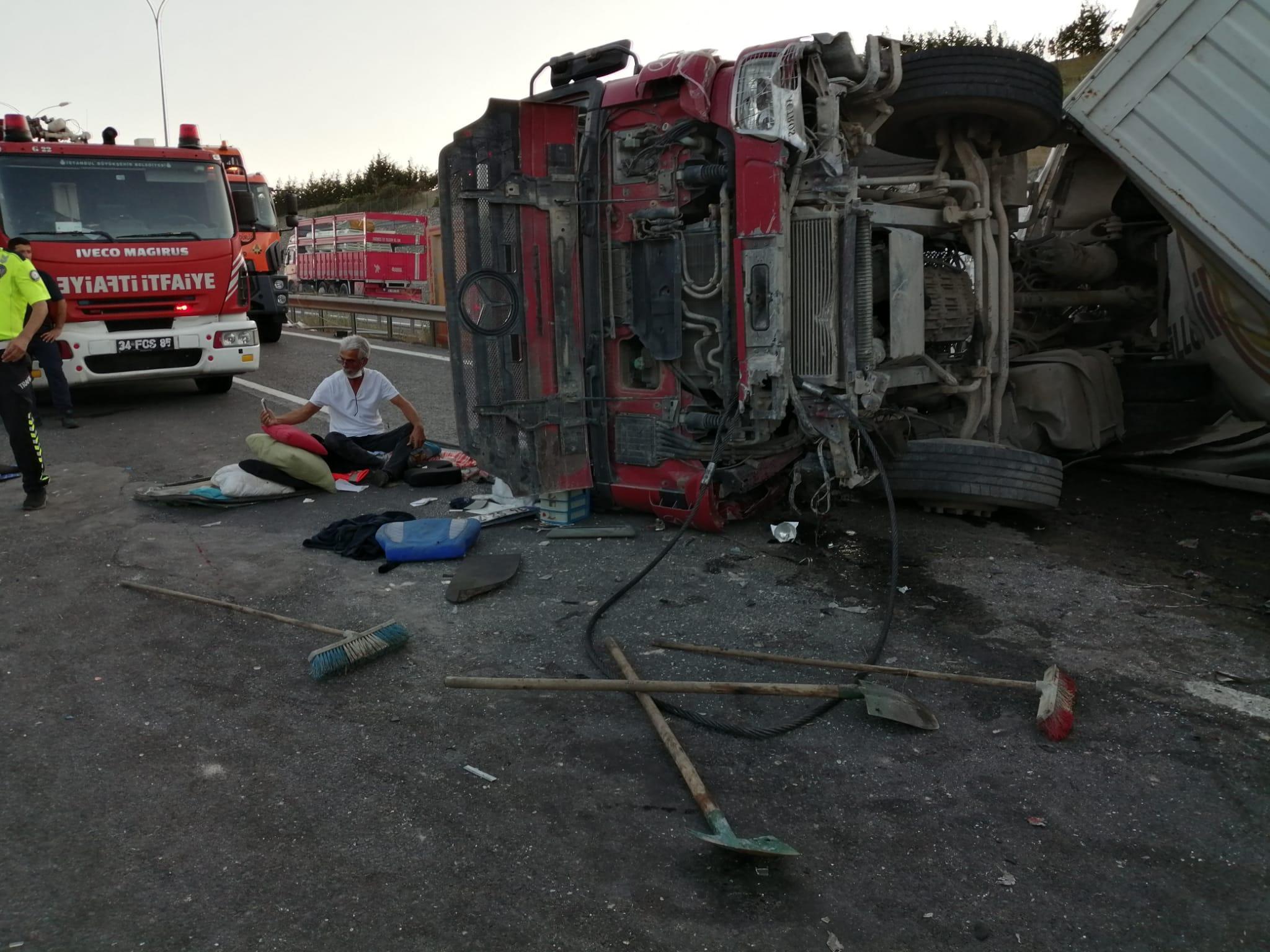 İstanbulda iki ayrı noktada feci kaza