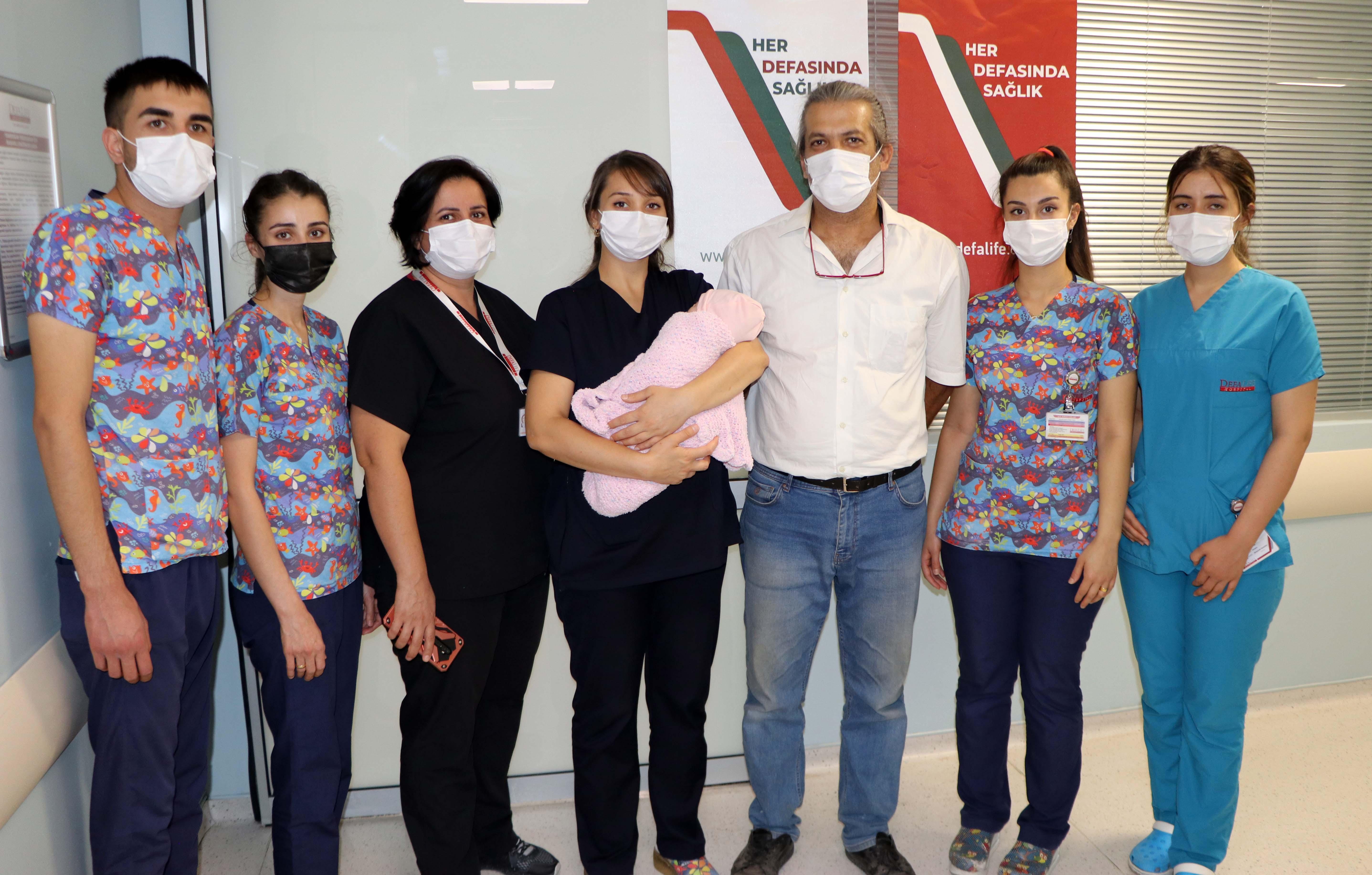 Nesrin bebek sağlığına kavuştu