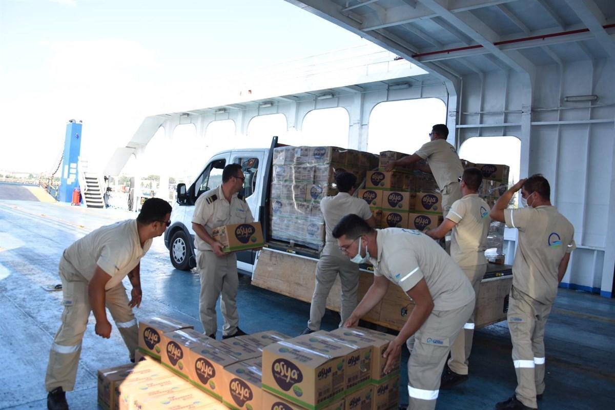 Çanakkale Valiliğinden sel felaketinin yaşandığı Sinopa gemi desteği