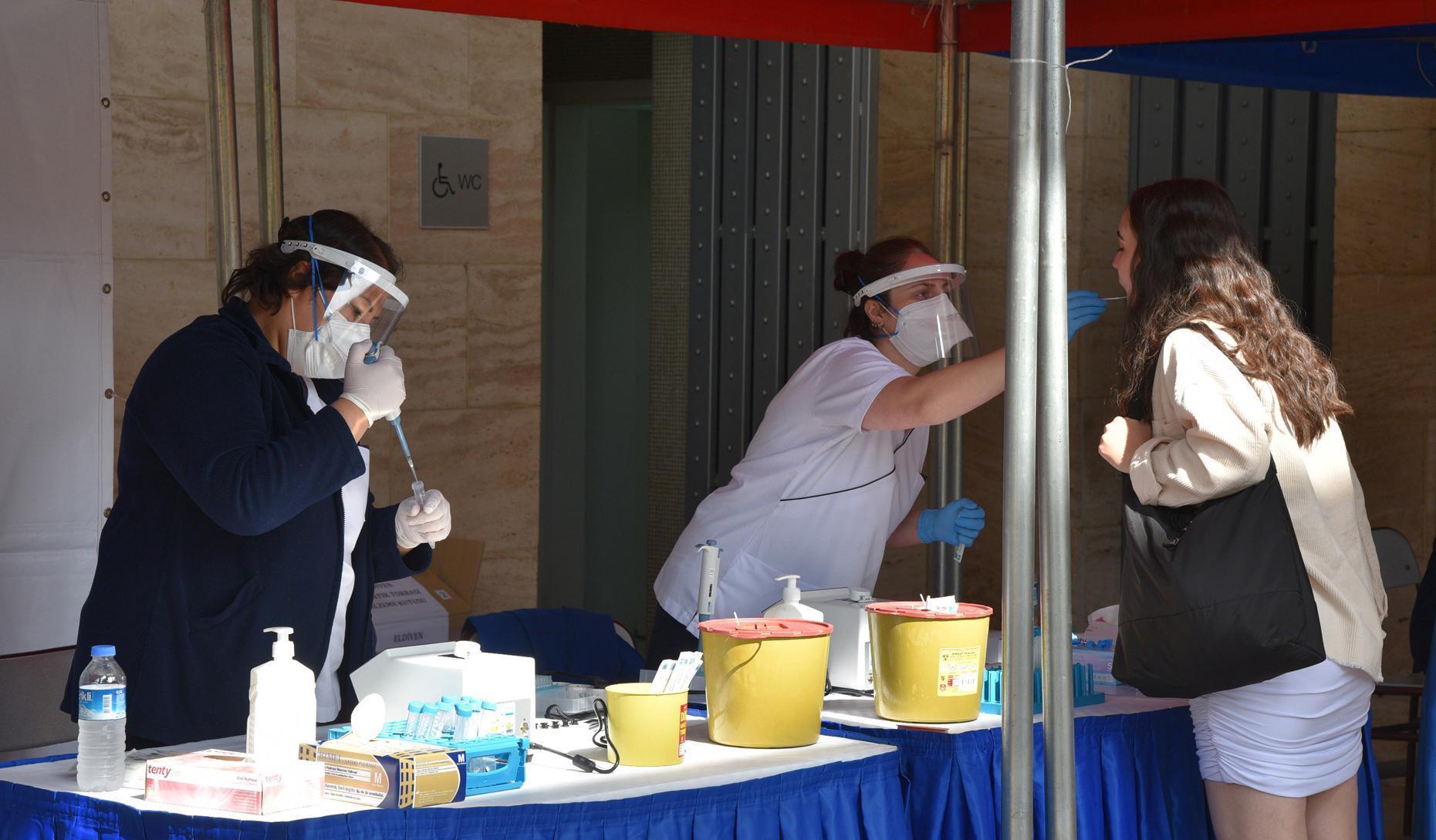 10 saniyede sonuç veren Kovid-19 testi Ankarada geliştirildi