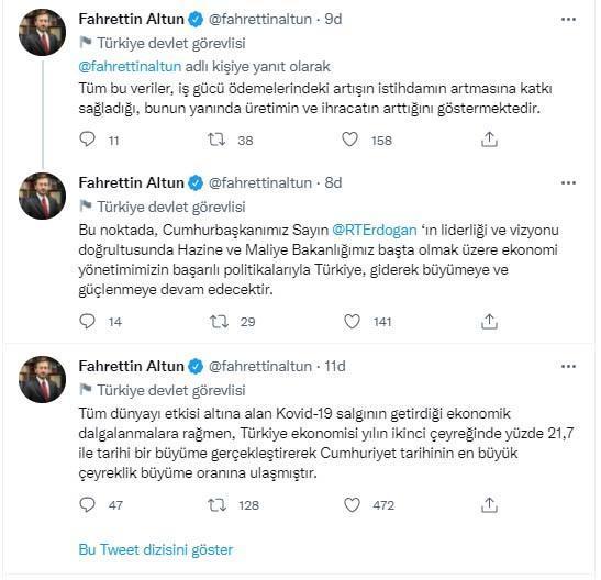 Altun: Türkiye giderek büyümeye ve güçlenmeye devam edecek