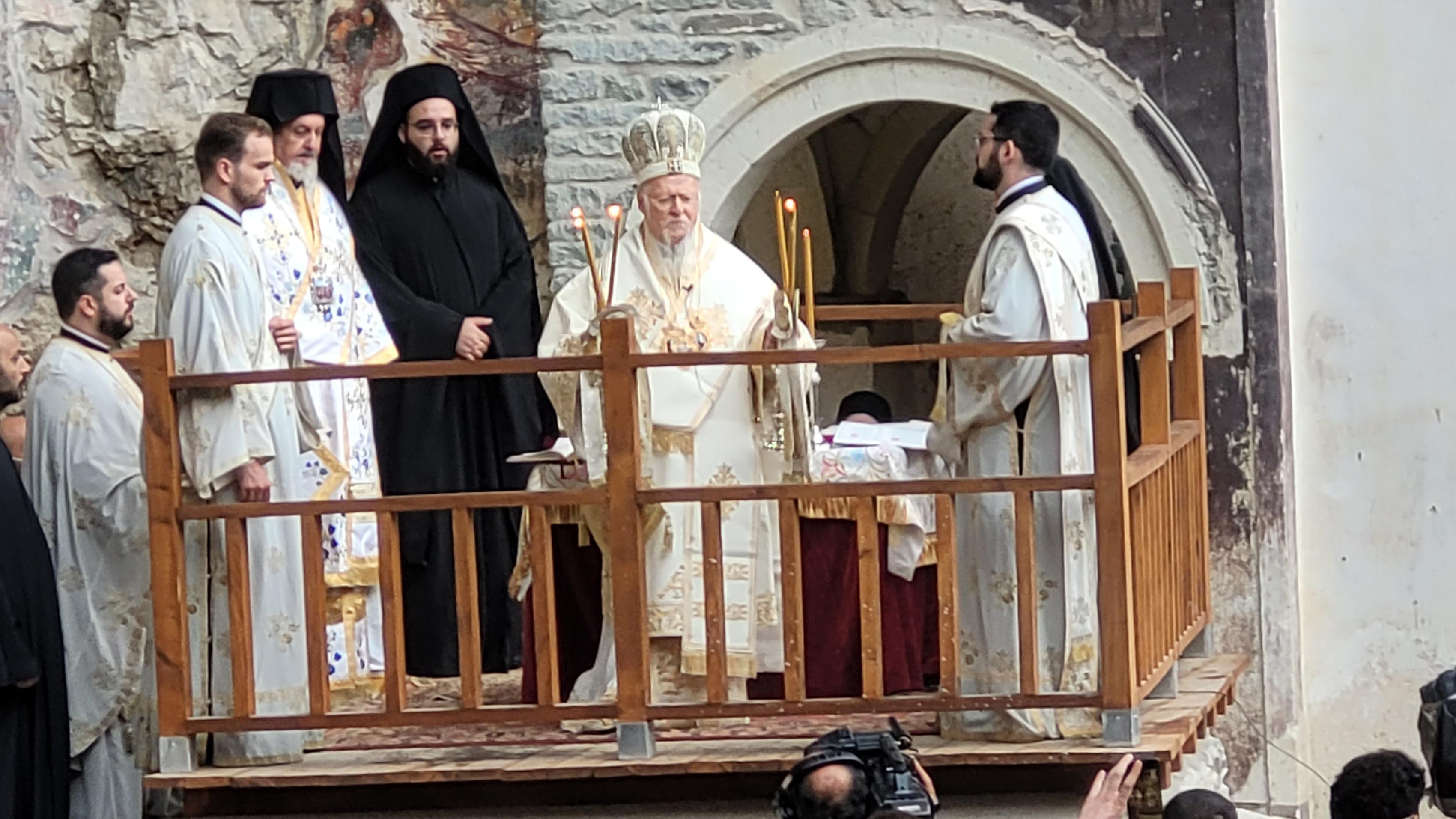 Sümela Manastırı’nda 8’inci ayin