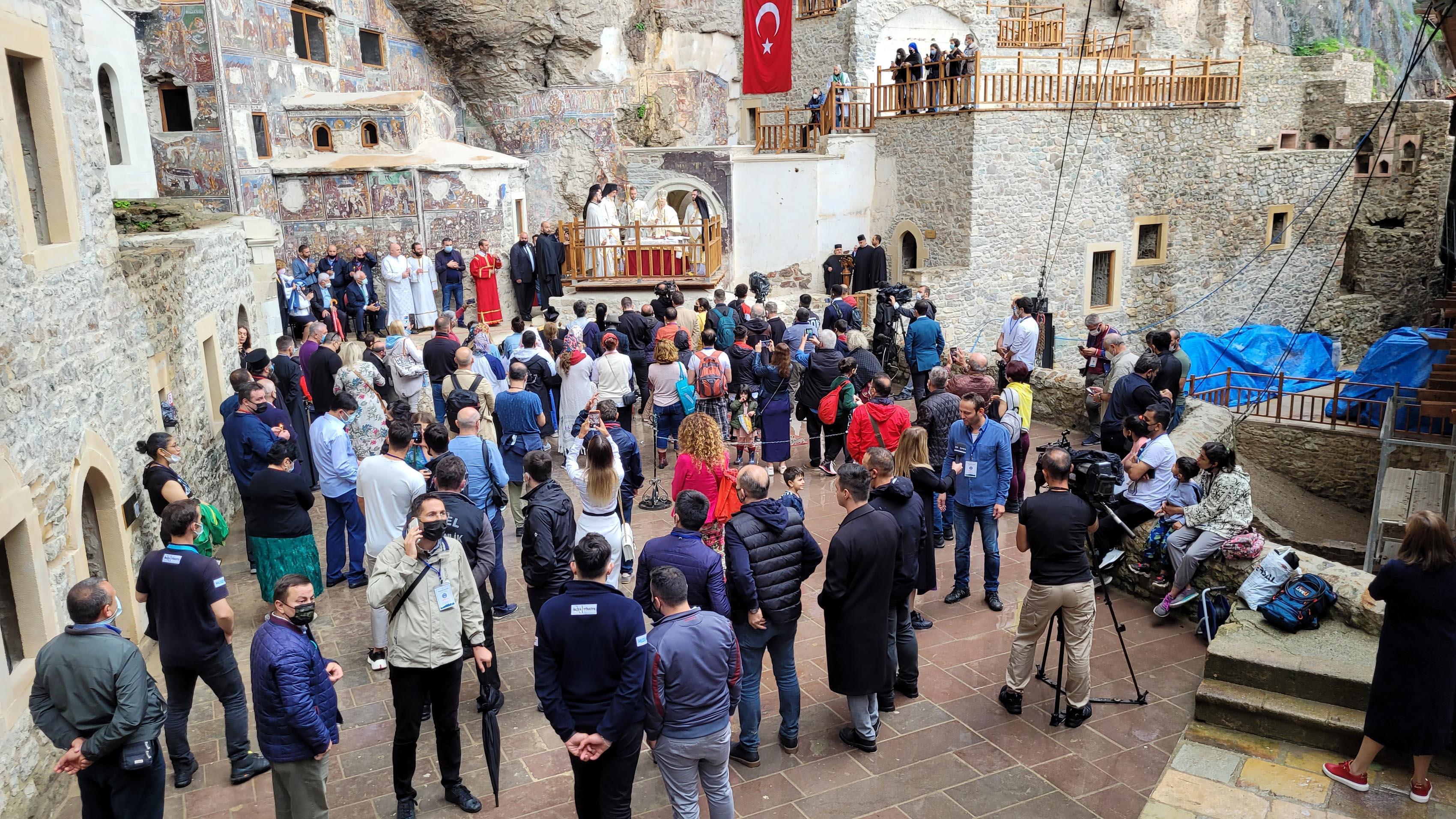 Sümela Manastırı’nda 8’inci ayin