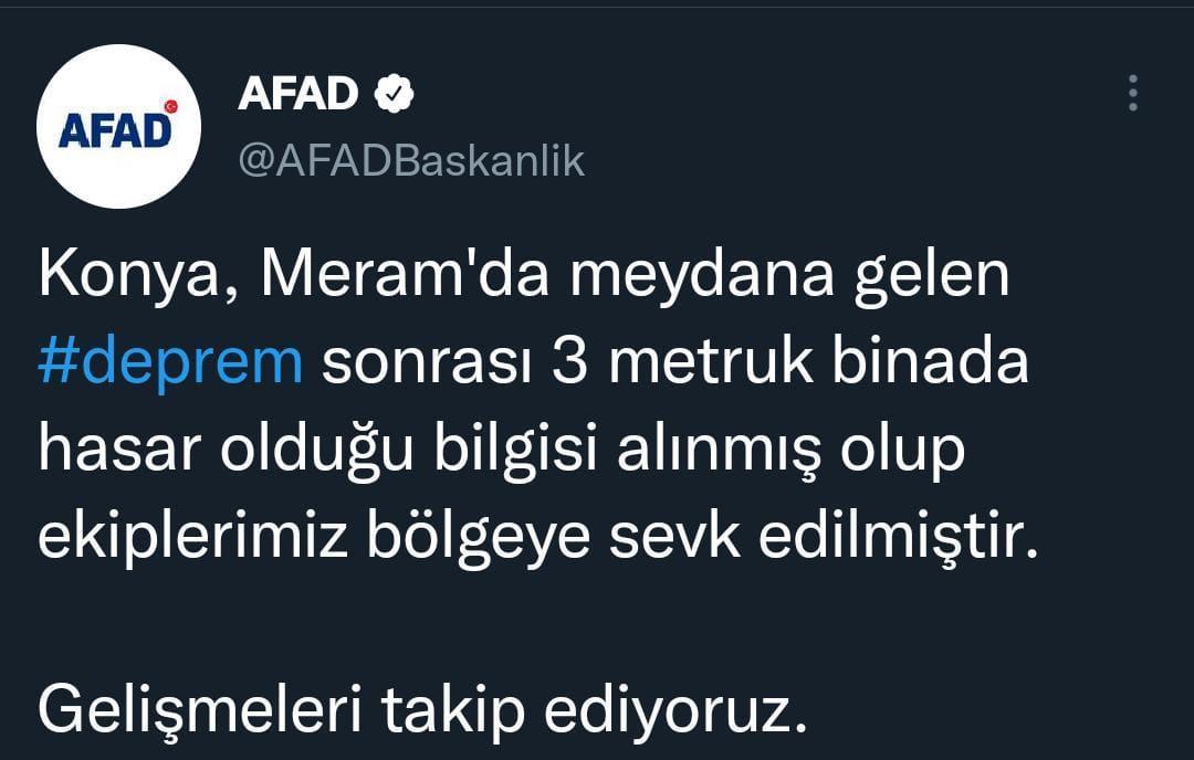 Konya 5.1lik depremle sallandı