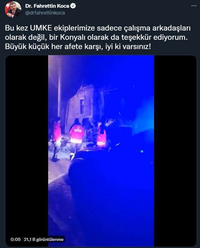 Konya 5.1lik depremle sallandı