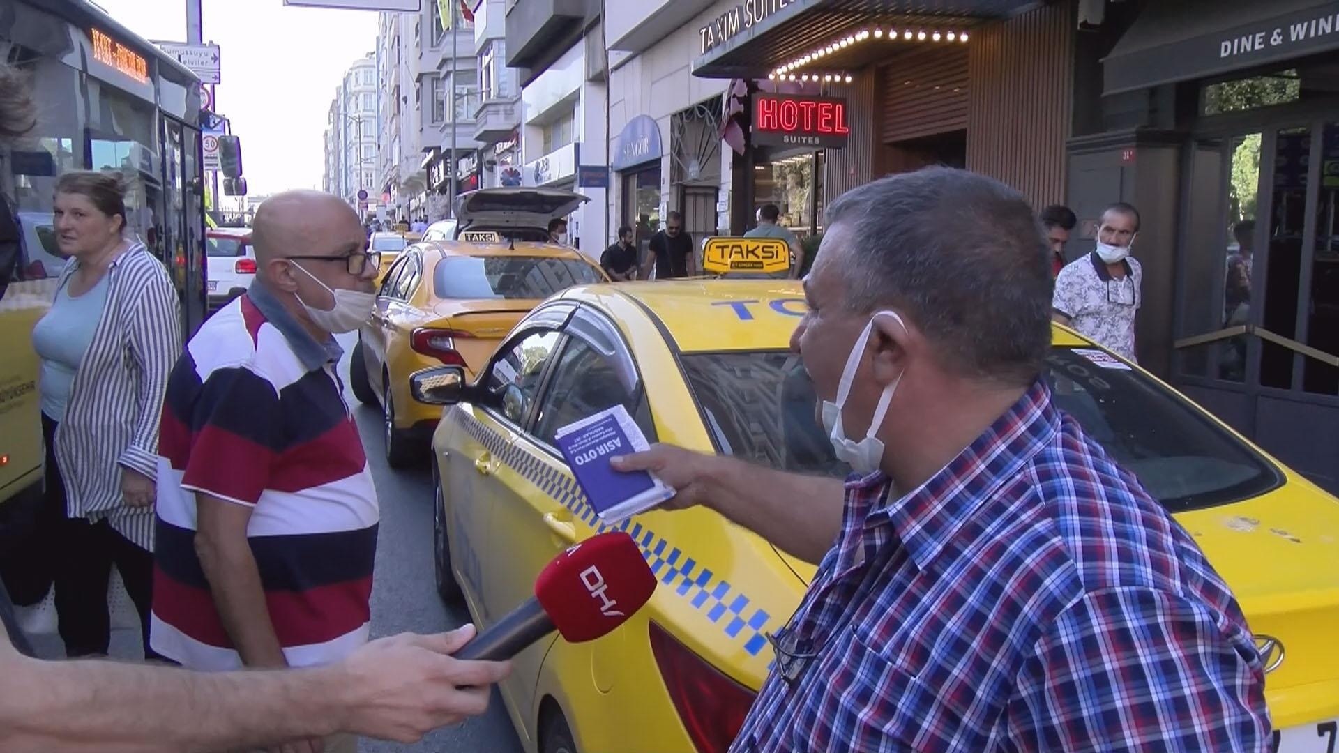 Trafikten men edilen taksinin sürücüsü: Adam mı ezdim