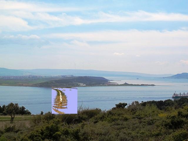 Çanakkale Boğazına, 2 bin 500 yıl önce de savaş için köprü yapılmış