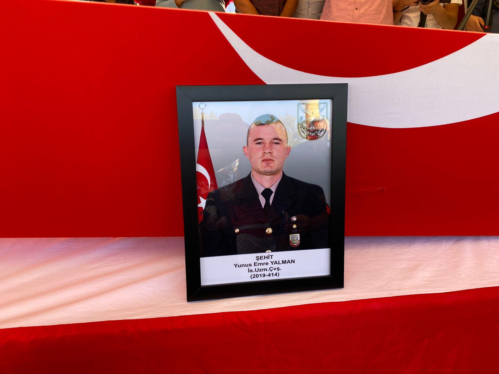 Şehit Uzman Çavuş Yalman, son yolculuğuna uğurlandı