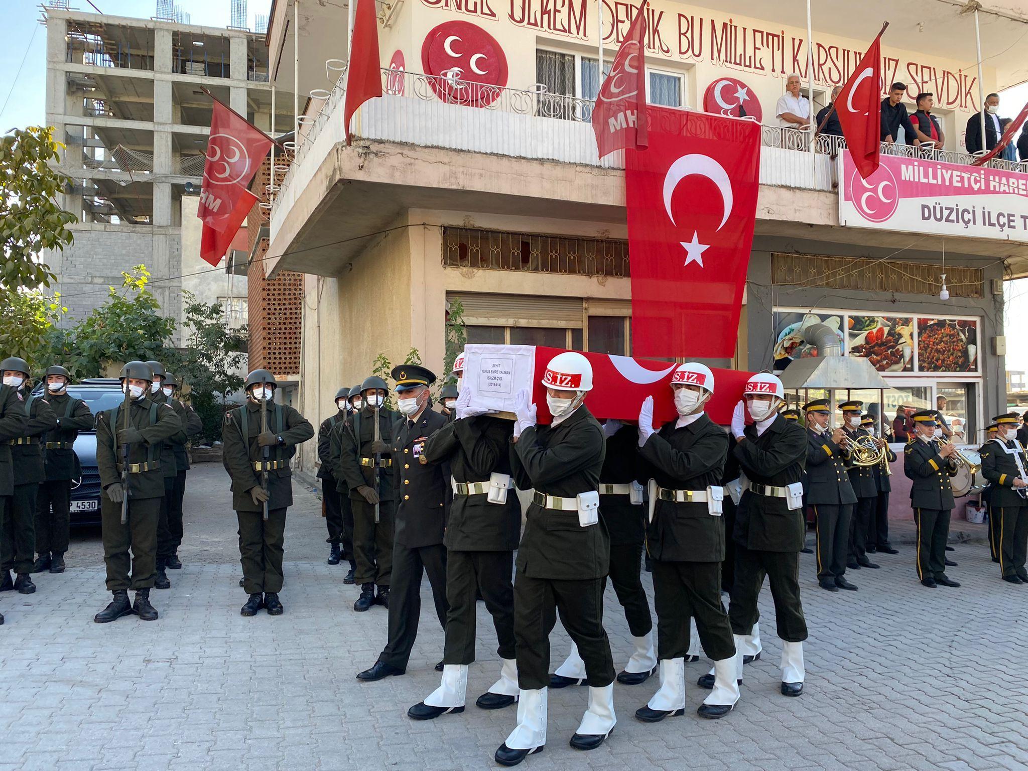 Şehit Uzman Çavuş Yalman, son yolculuğuna uğurlandı