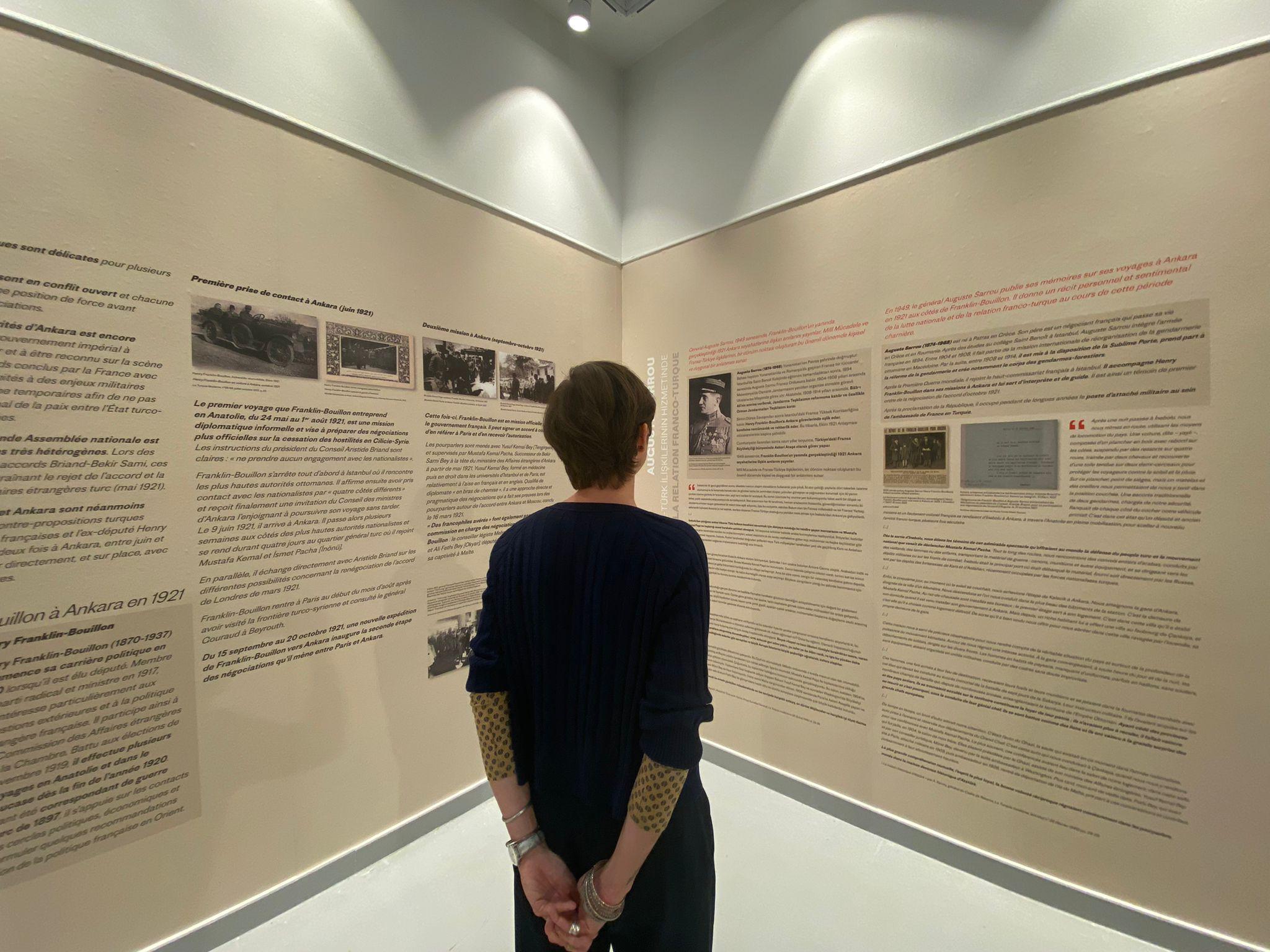 Atatürkün 1921 Ankara Antlaşması için Fransaya yazdığı mektup sergide