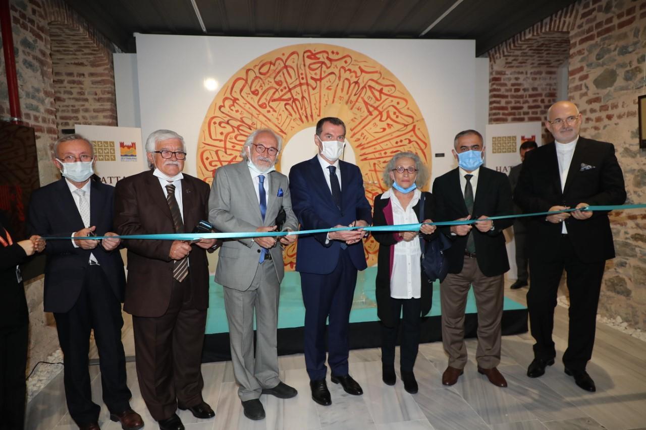 Kazlıçeşme Sanat’ta Hattat Mustafa Halim Özyazıcı Sergisi açıldı