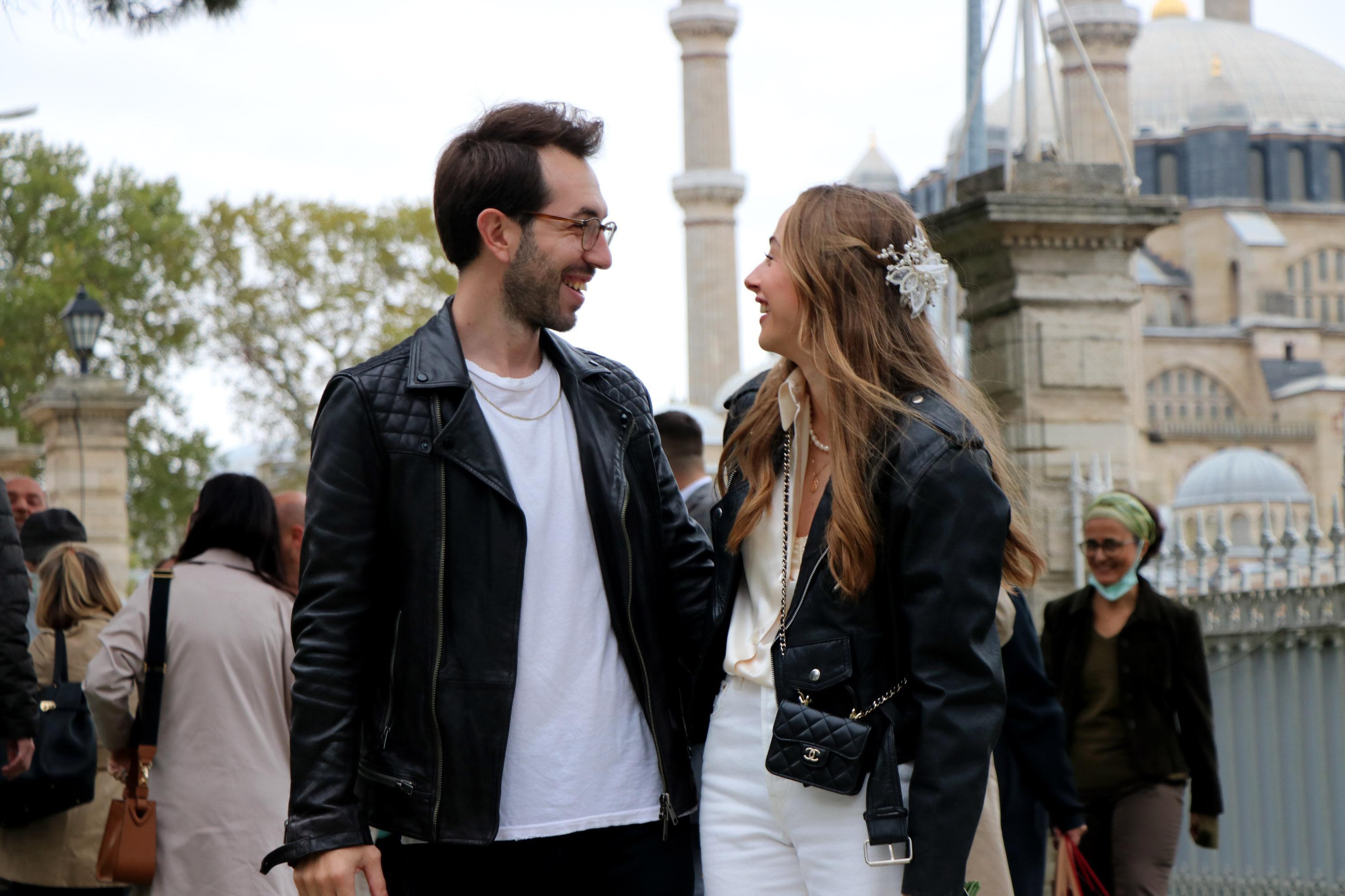 Sosyal medya fenomeni Rus Polina, Edirneli Kerem ile nikah masasına oturdu