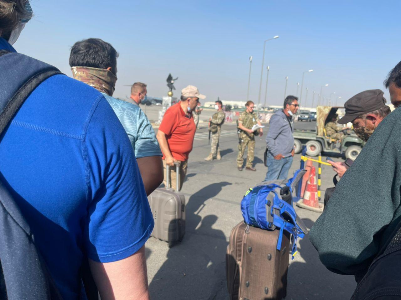 Kabilden Türkleri getiren THY uçağı İstanbul Havalimanına indi