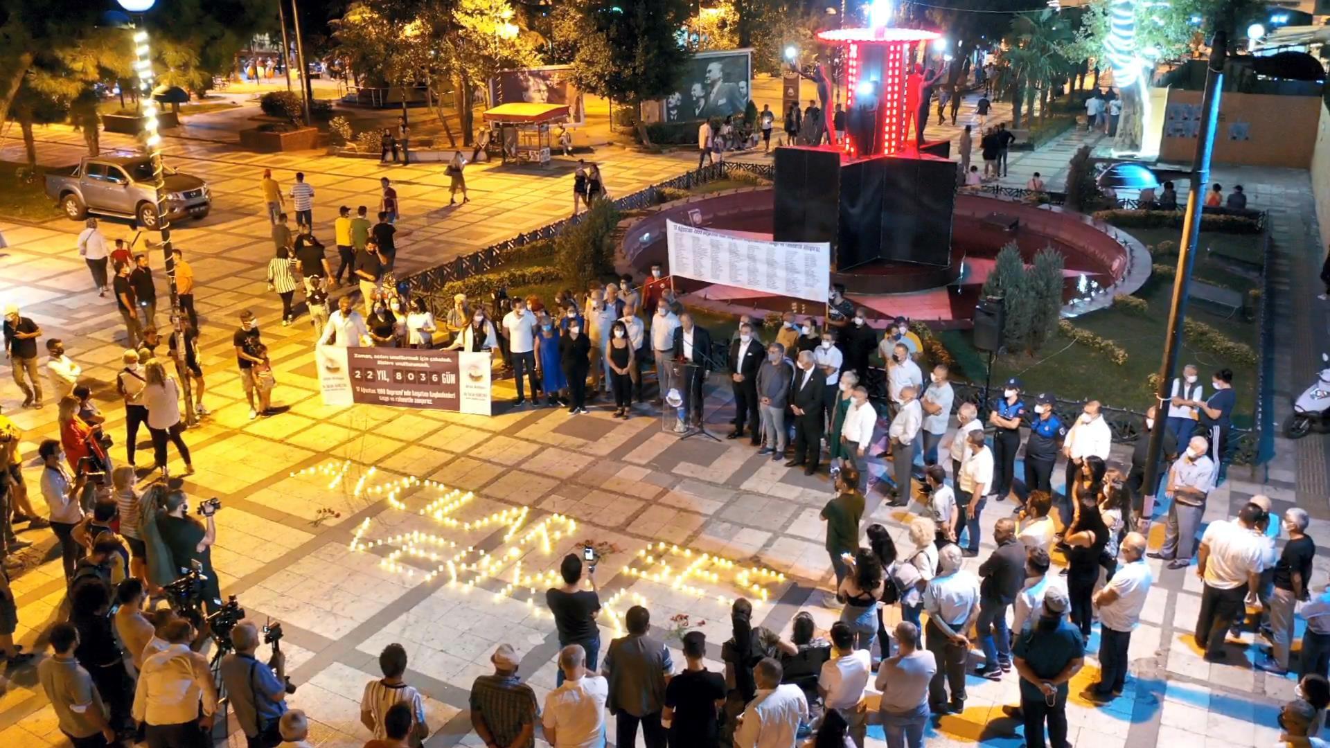 1999 depreminde Avcılarda ölen 246 kişi anıldı