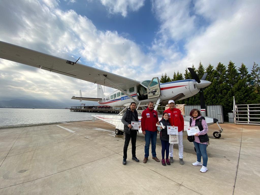 Uçak kazasında yaralanan Deniz Kayra, uçuş korkusunu yendi