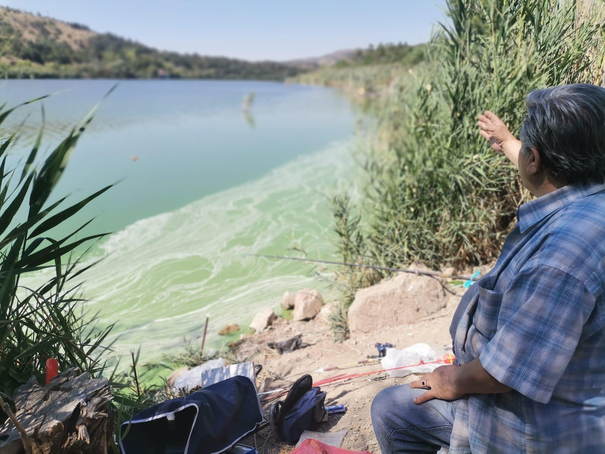 Eymir Gölü de kirlendi