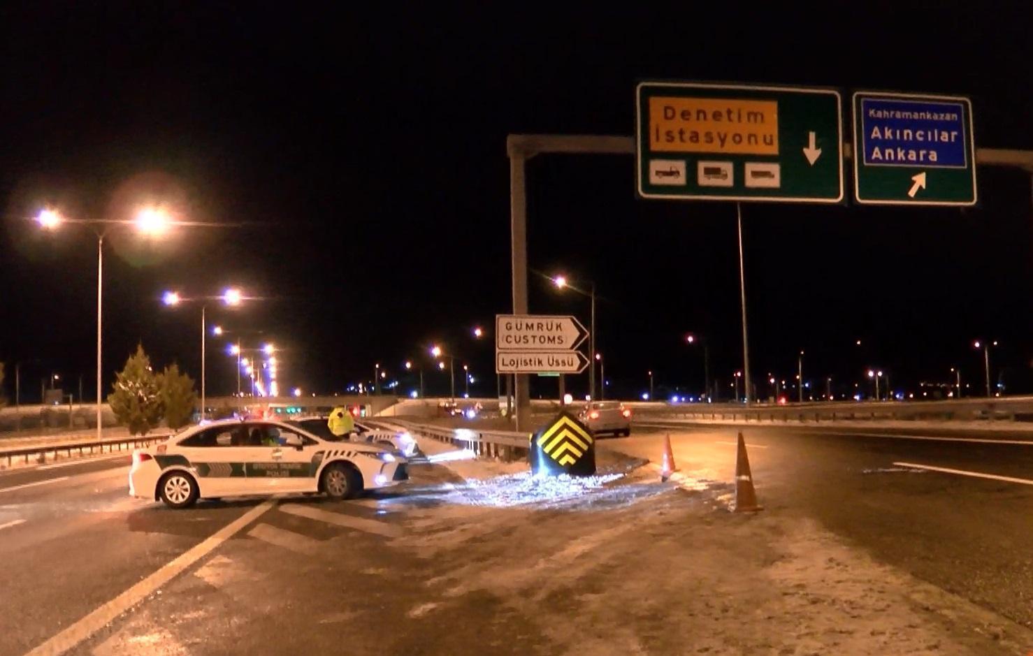 KGM: İstanbul – Ankara TEM Otoyolu ve D-100 yolu; araç geçişlerine kapatıldı