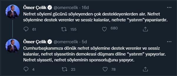 AK Partili Çelik: Nefret söylemi gücünü söyleyenden çok destekleyenlerden alır